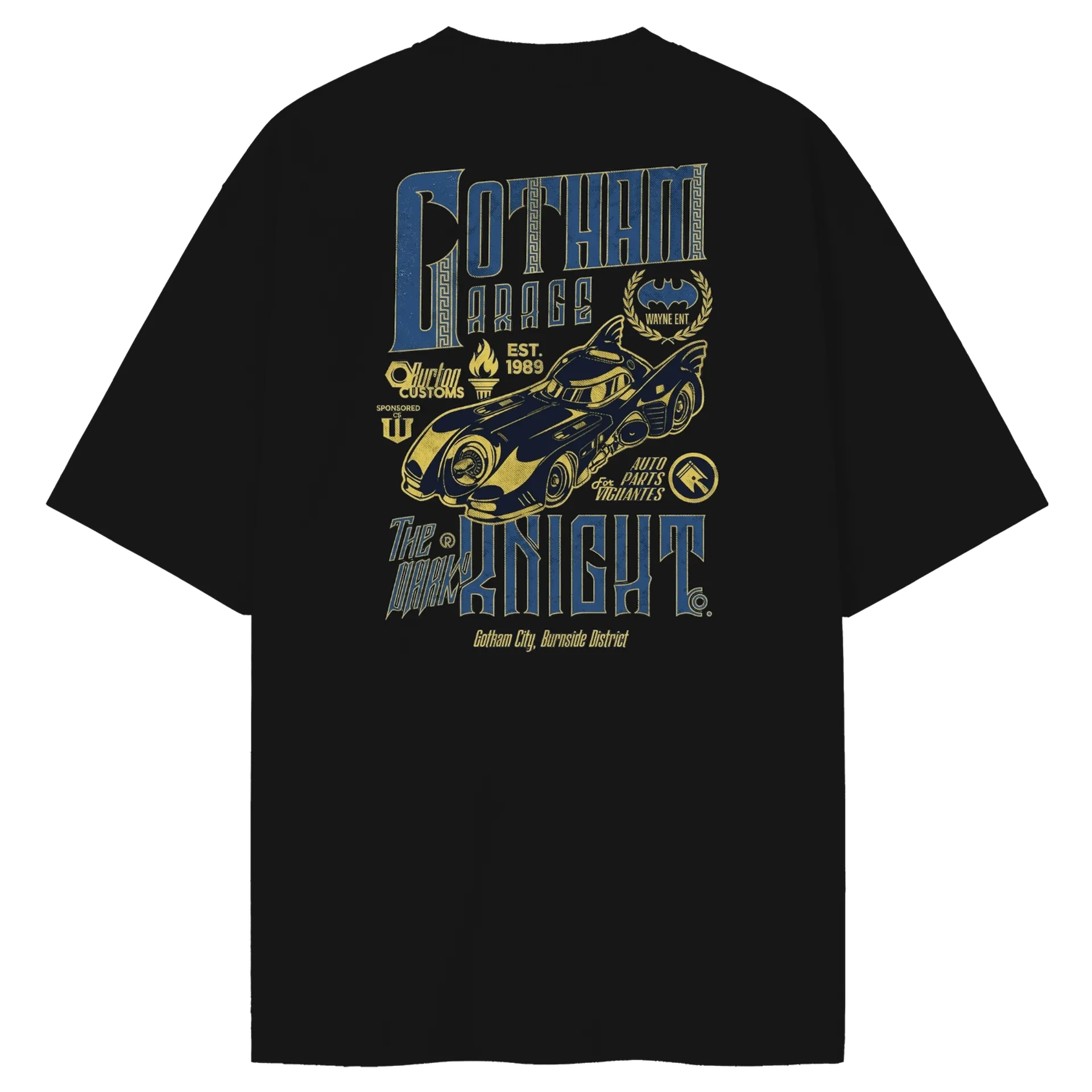 Camiseta Oversized Estampa Gotham Garage - Imagem 2