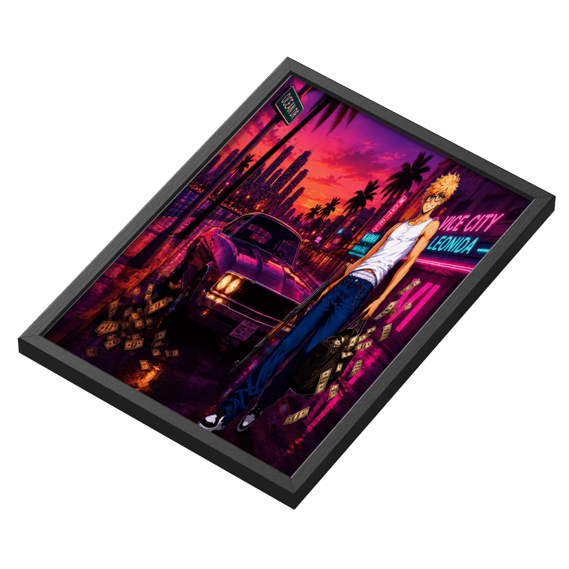 Quadro A3 Leleco Games Com Vidro de LeandroPich — imagem 3 de 3