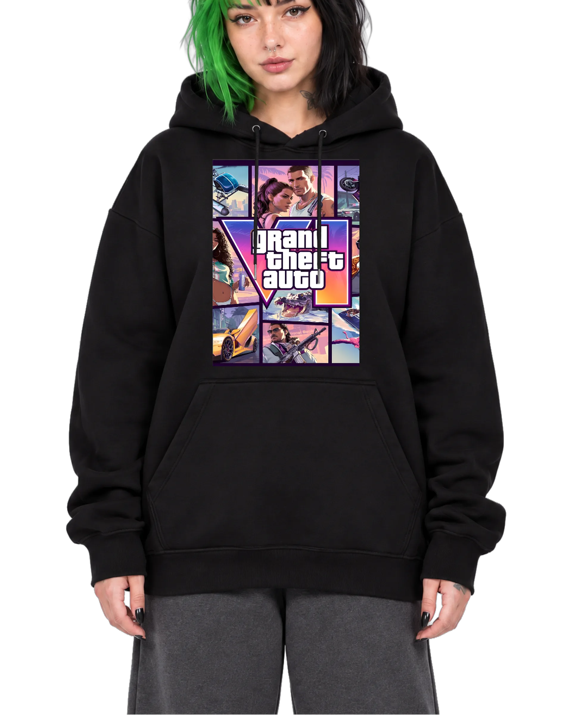 Blusa de moletom GTAVI - Imagem 1