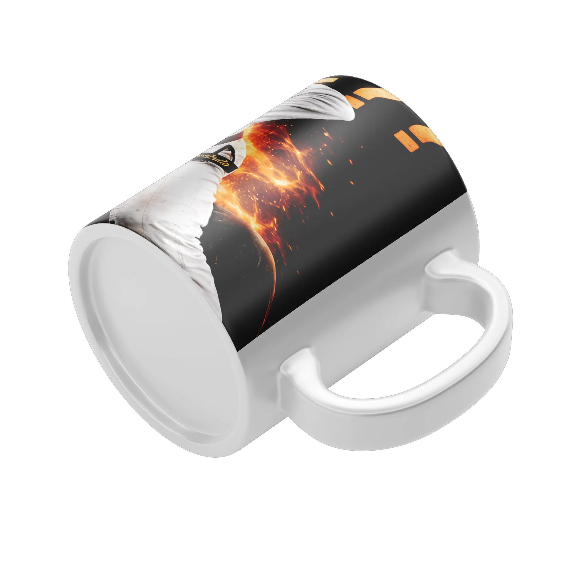 Caneca Jiu-jitsu Vai viver de que?? - Imagem 4