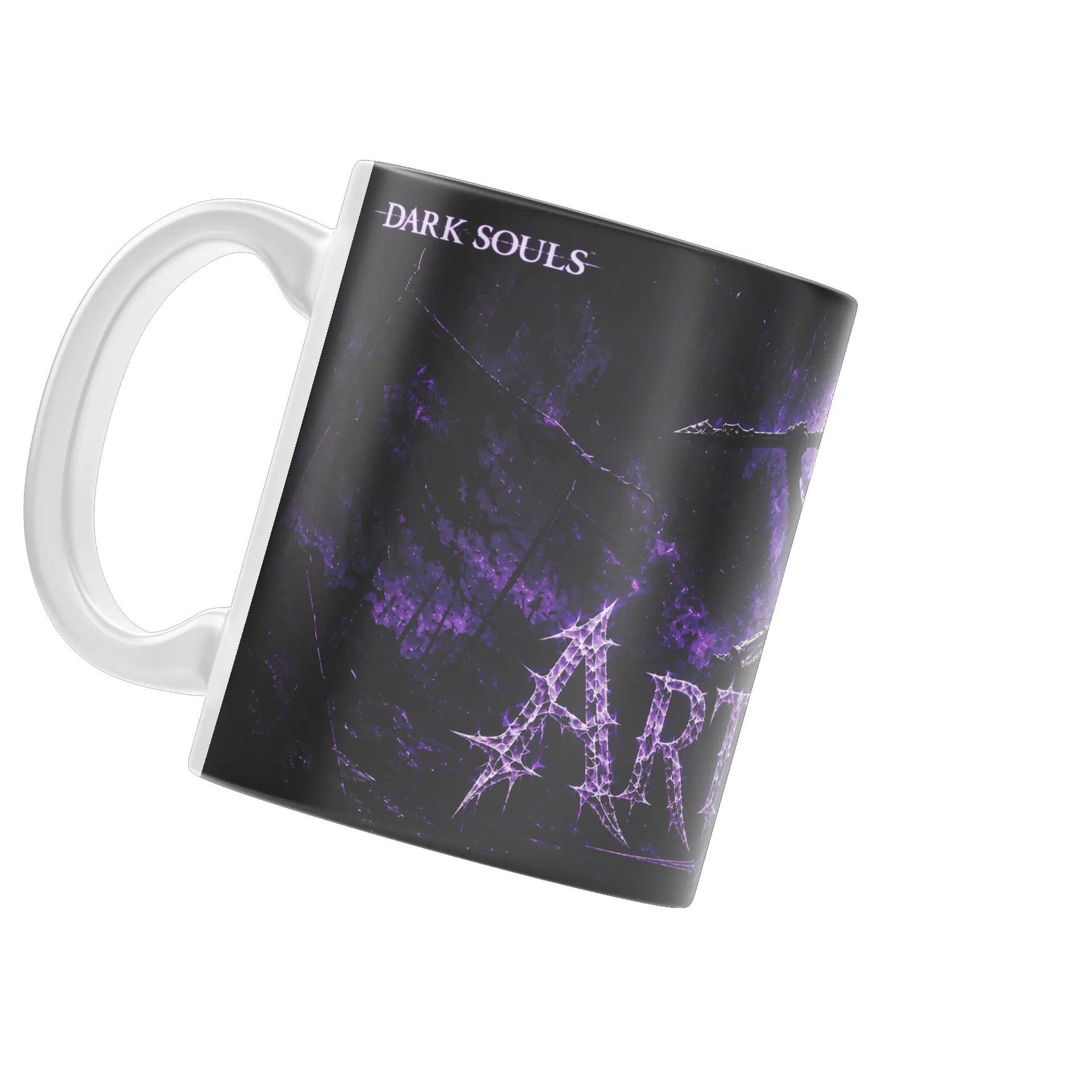 Caneca Dark Souls Artorias Estampa Roxa 325ml - Imagem 3