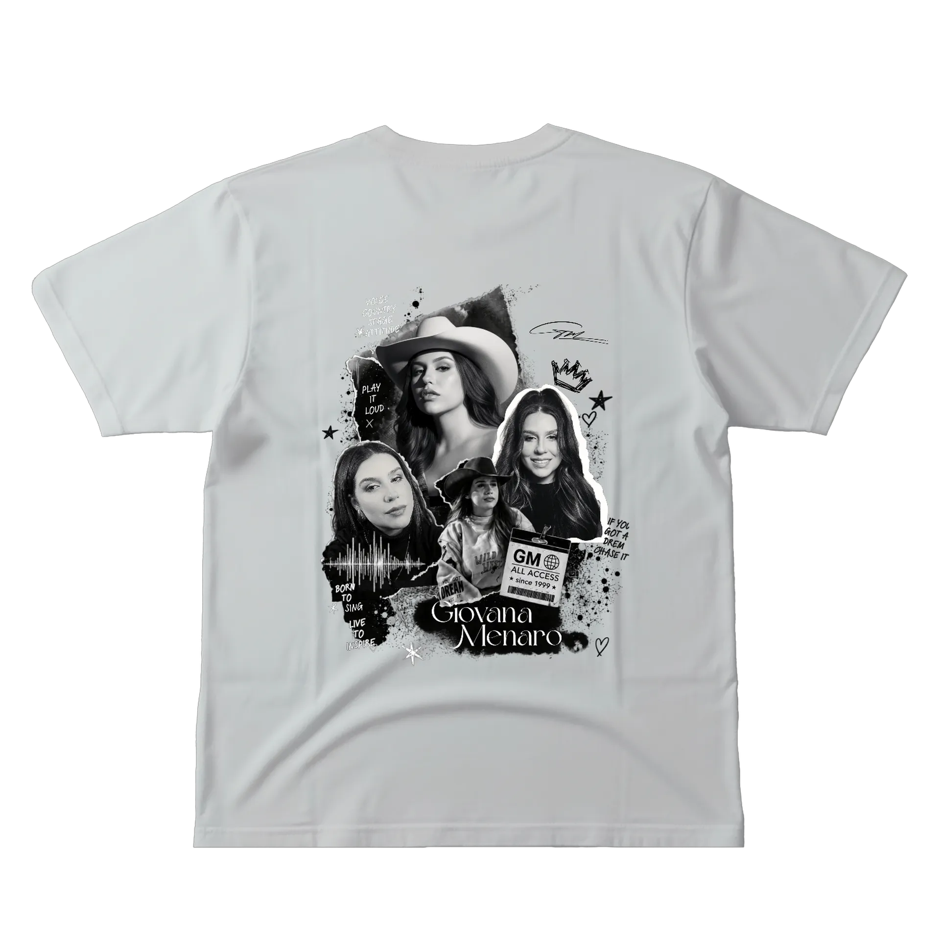 Camiseta Menaro - Branca de Giovana Menaro