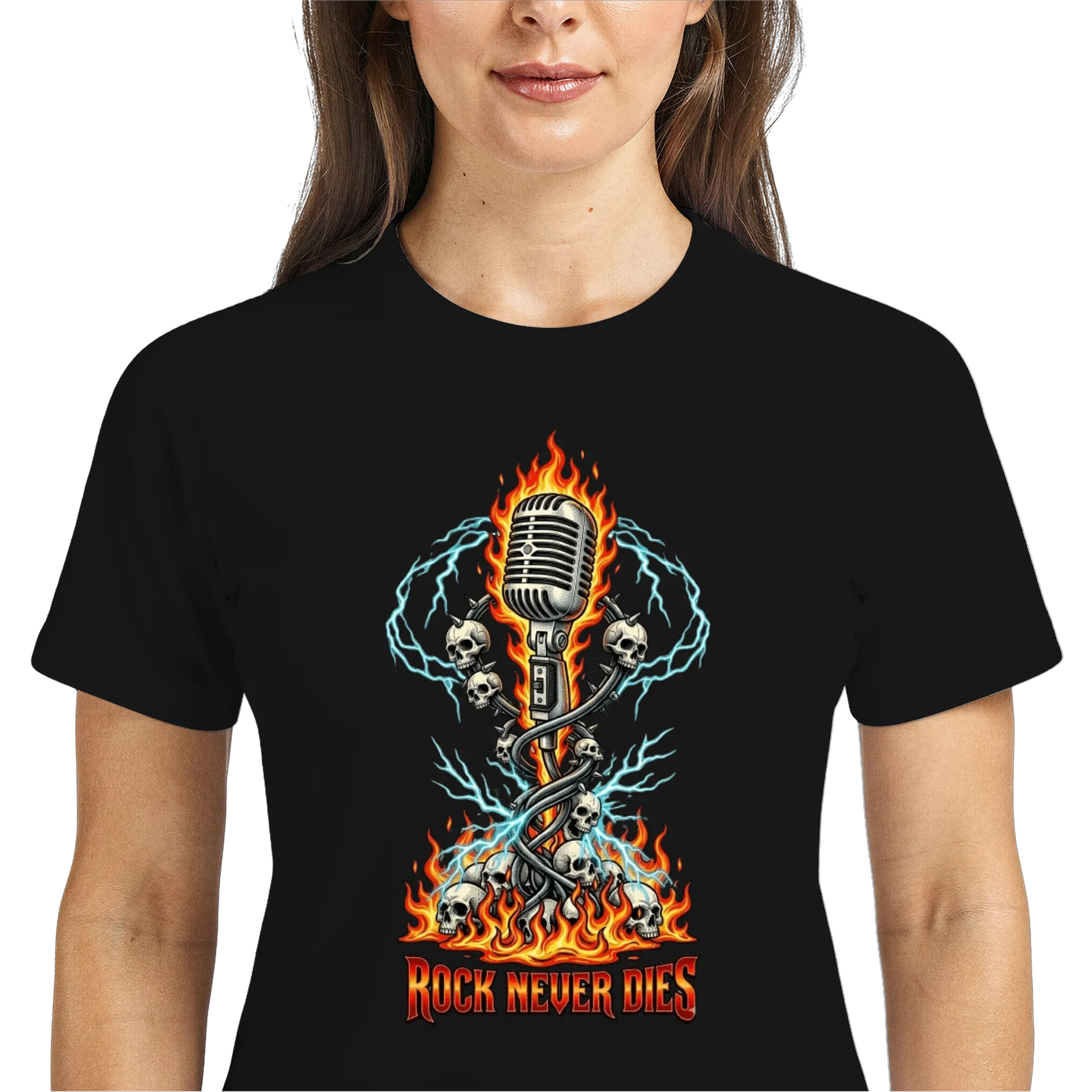 Camiseta ROCK NEVER DIES 4 - Imagem 3