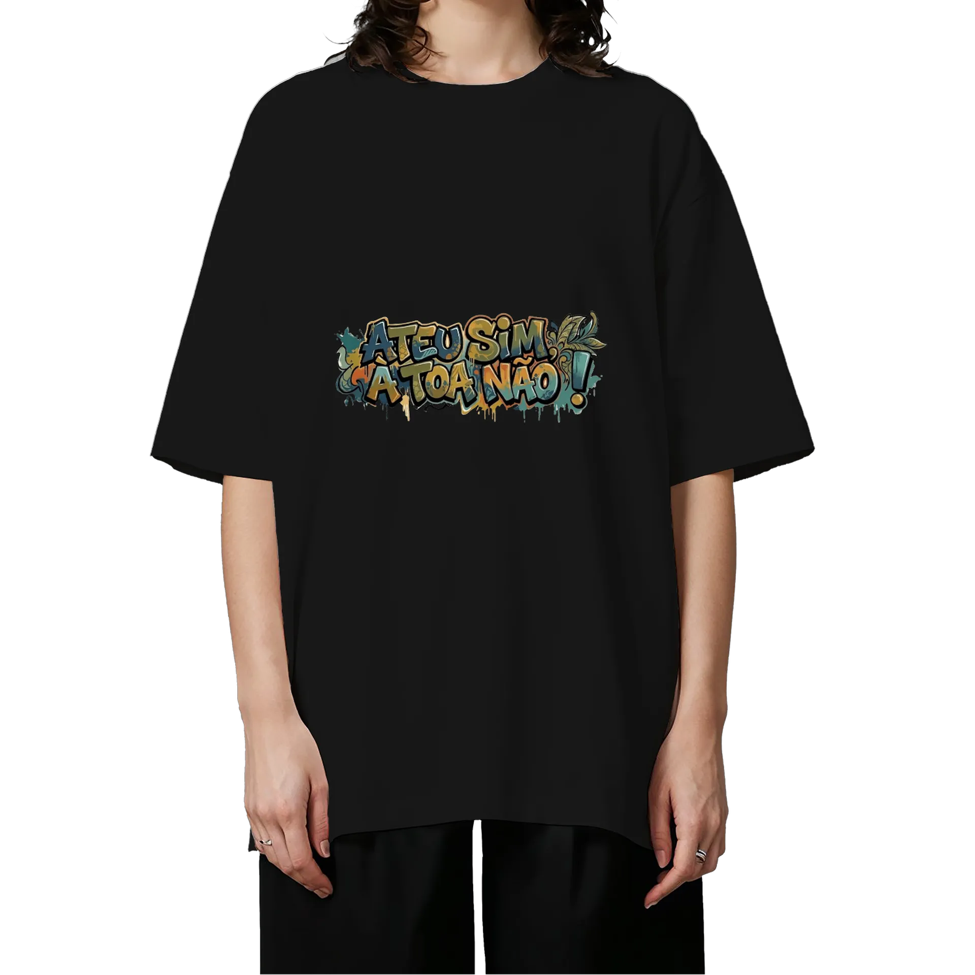 Camiseta Oversized ateu sim - Imagem 3