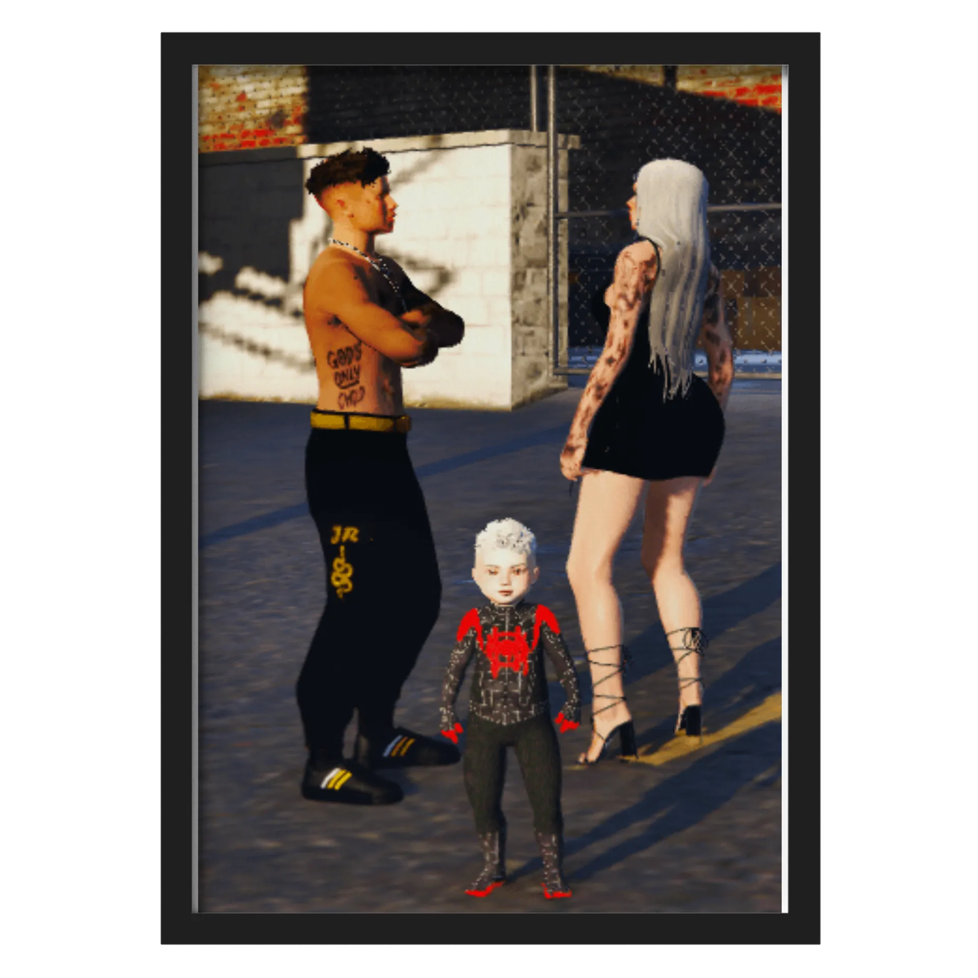 Quadro A3 RAVI PAI E MAE - Imagem 1