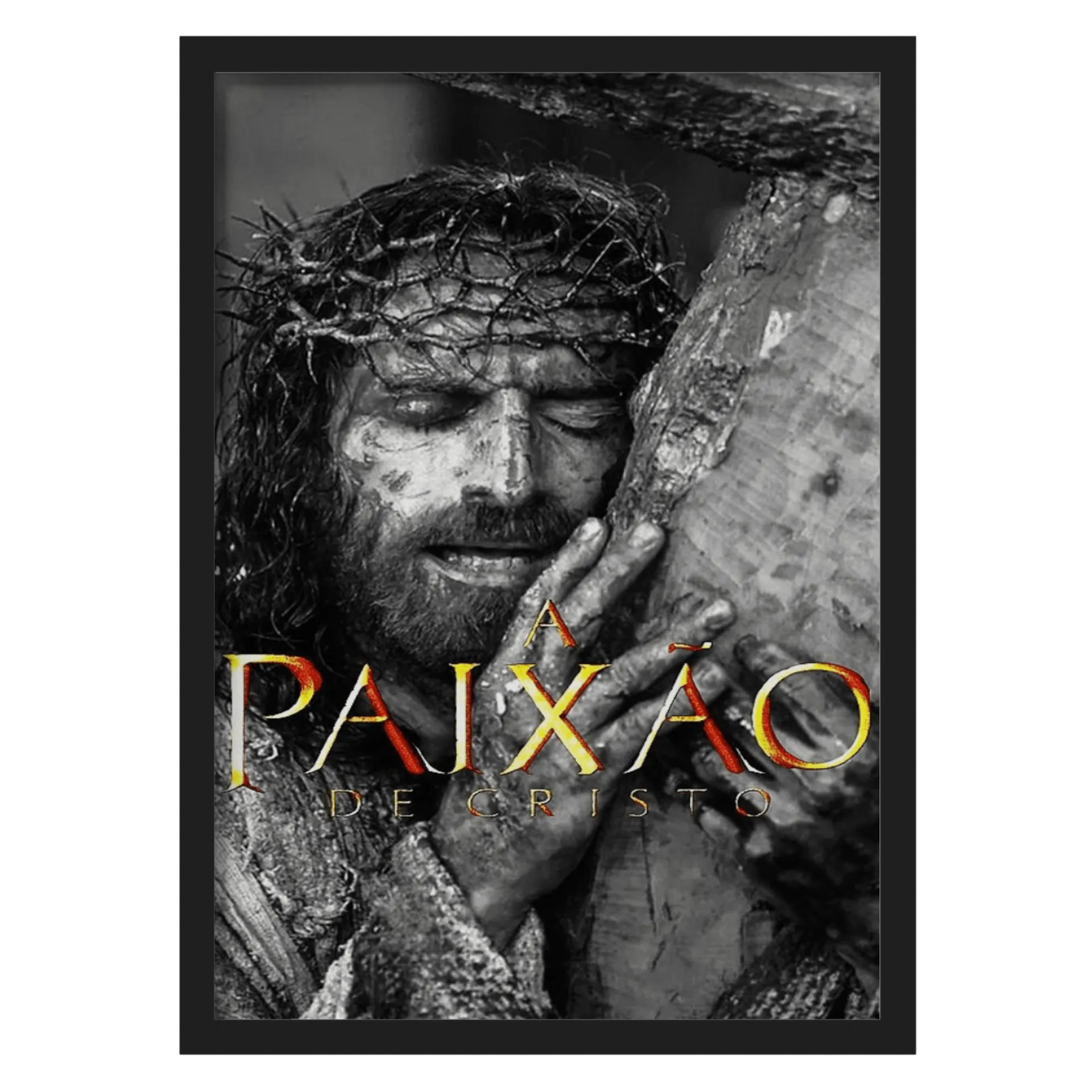 Quadro A3 A Paixão de Cristo MDF e Vidro de @oficialDavidBlack