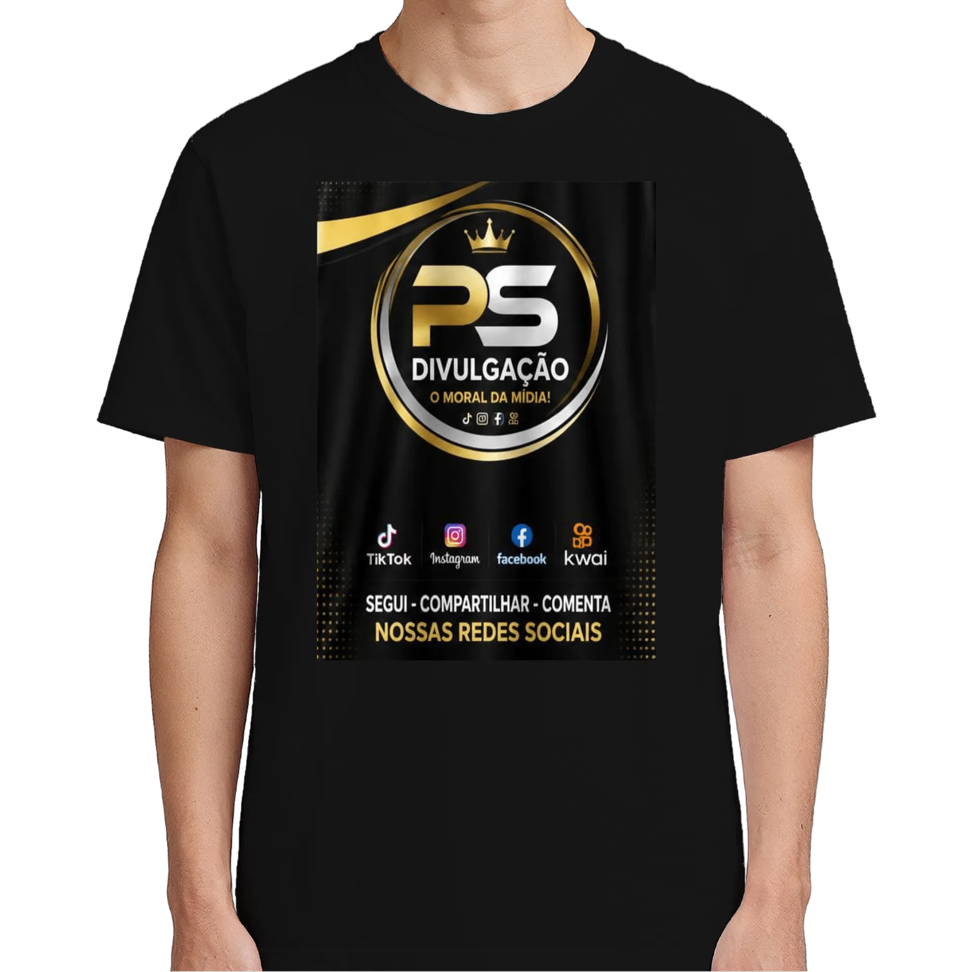 Camiseta personalizada de Ps divulgação  — imagem 4 de 6