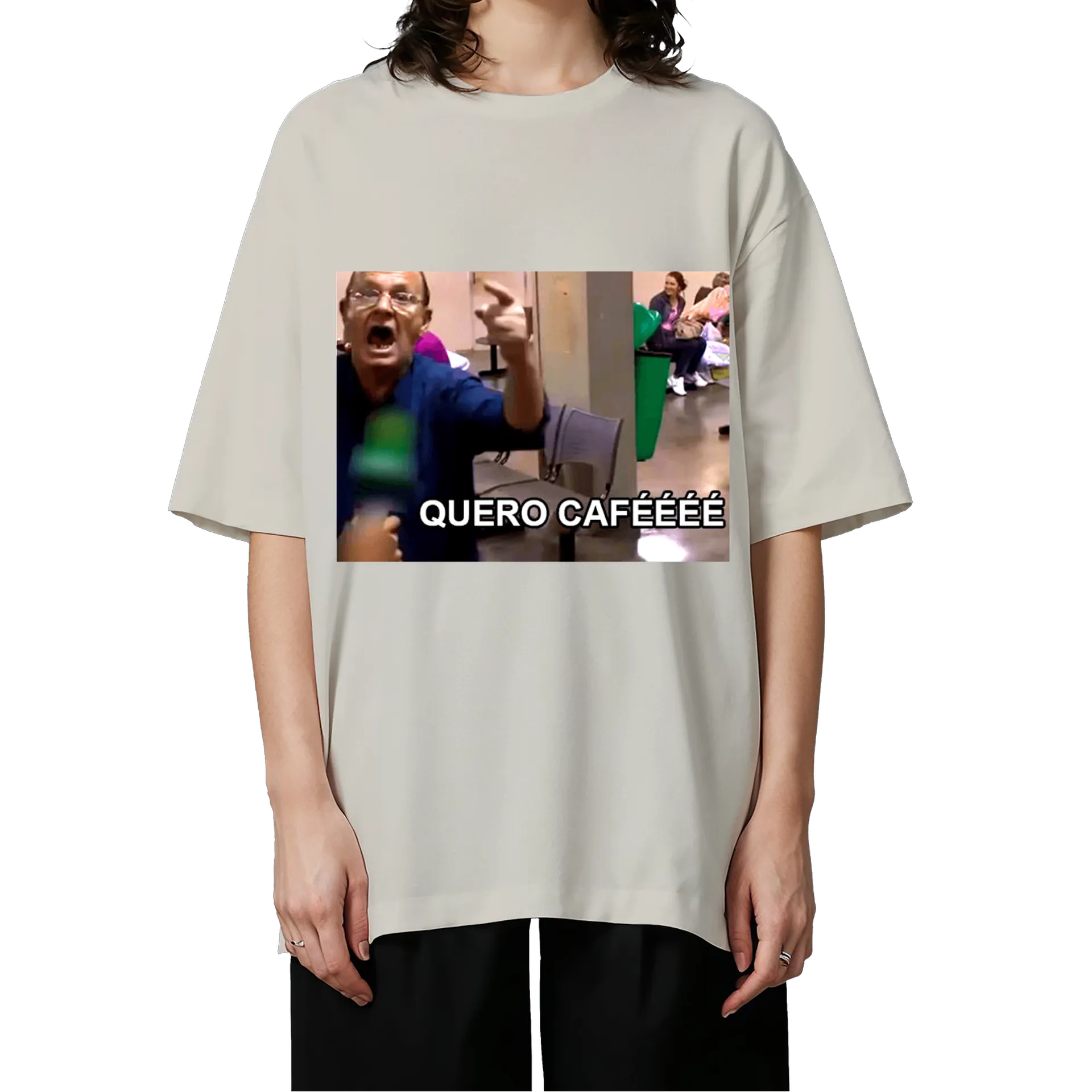 Camiseta Oversized cafééé - Imagem 3