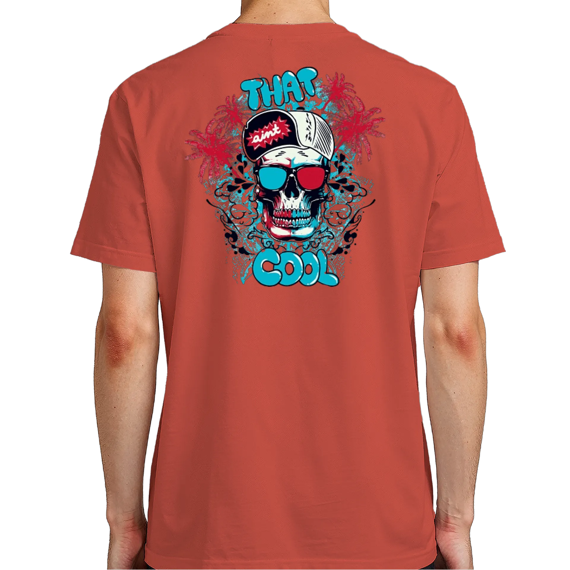 Camiseta Estampa Caveira Colorida 100% Algodão - Imagem 7