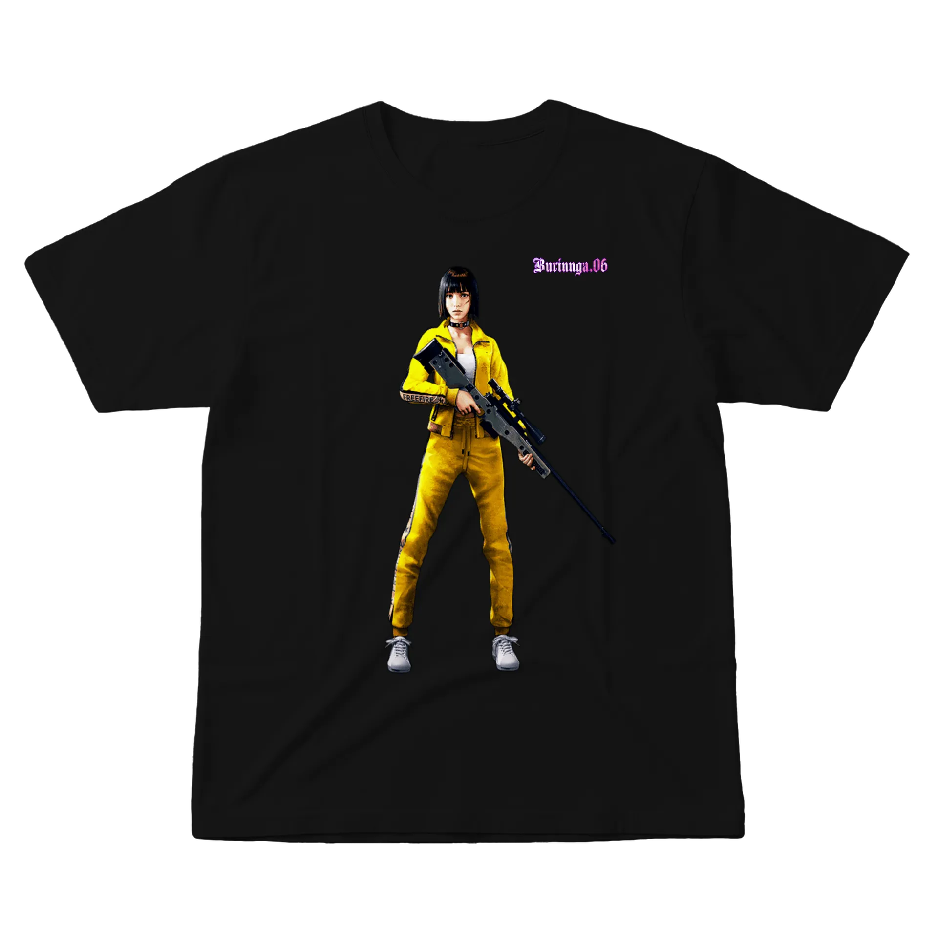 Camiseta personalizada FREE FIRE KELLY - Imagem 1