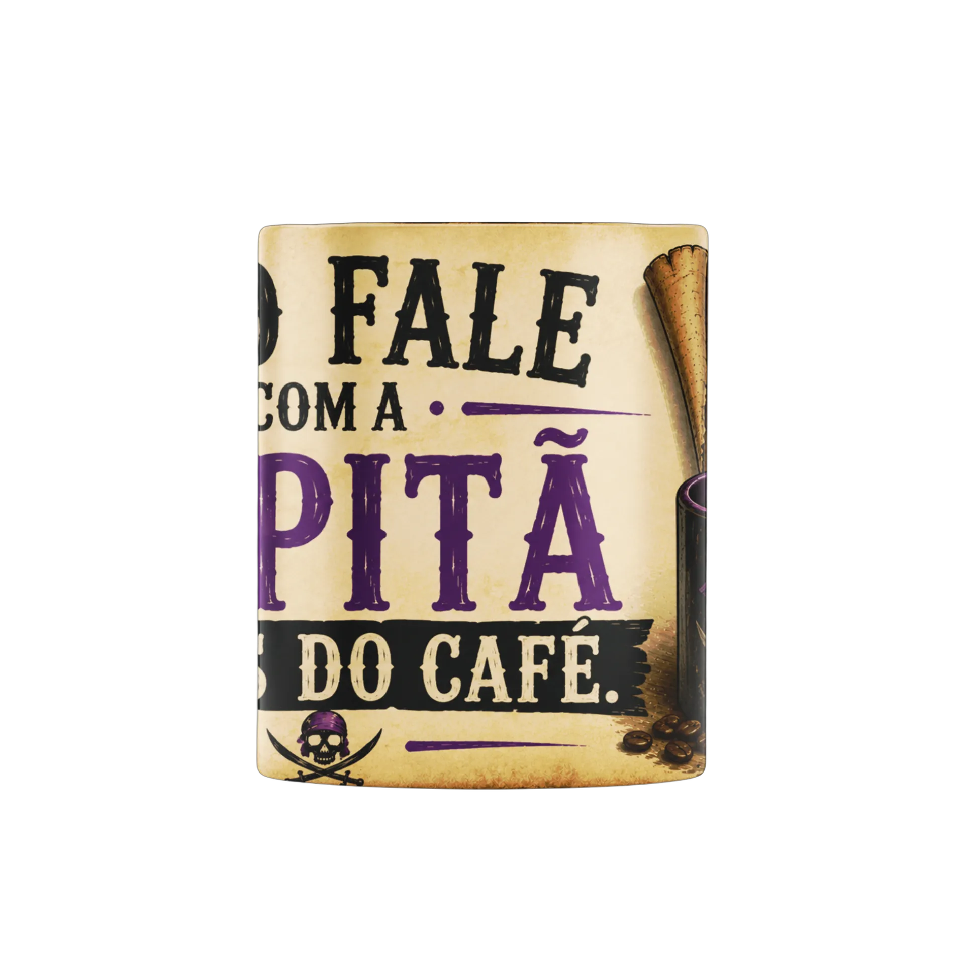 Caneca "Não fale com a Capitã antes do café" - Imagem 3