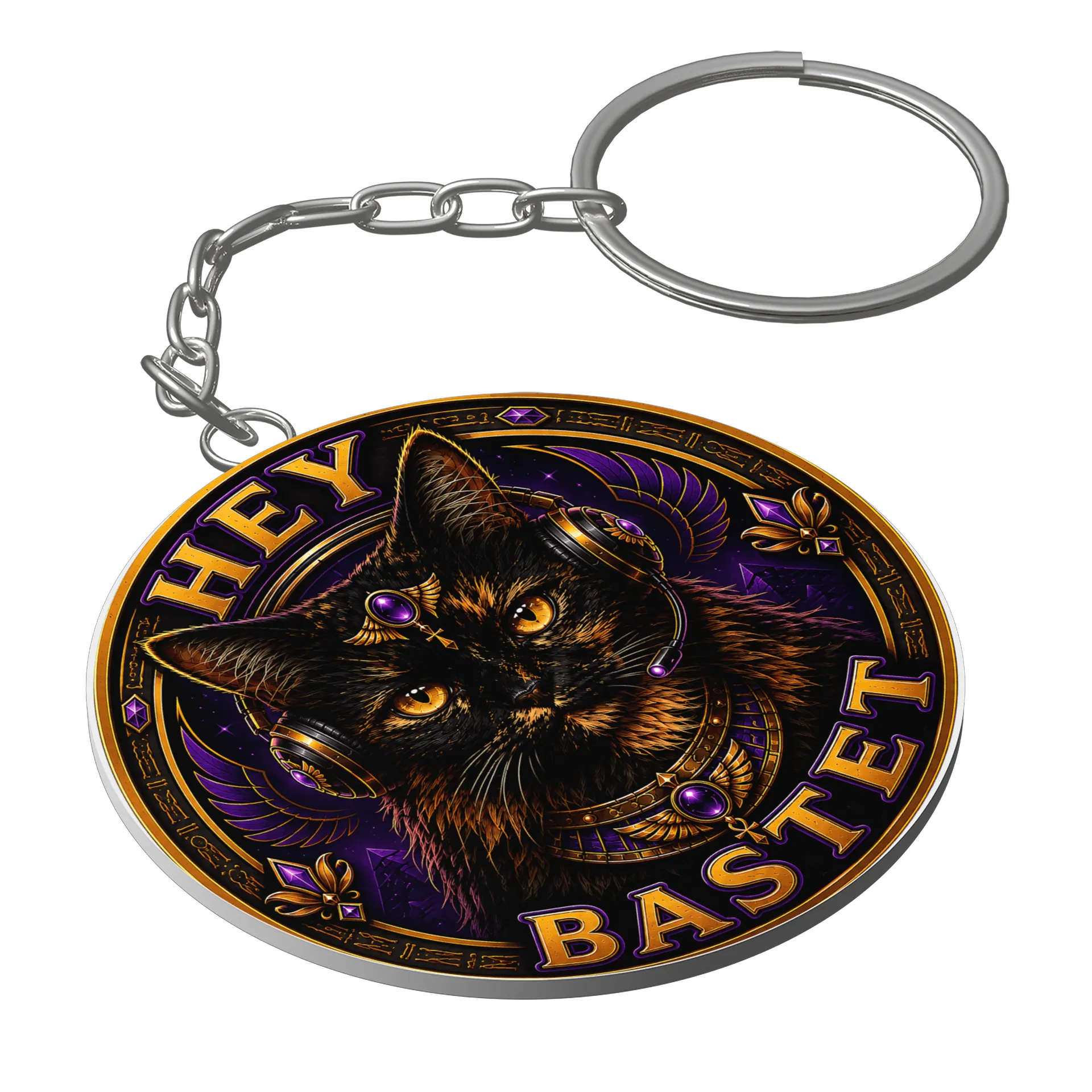 Chaveiro Hey Bastet – Gata Gamer de HeyBastet — imagem 1 de 3