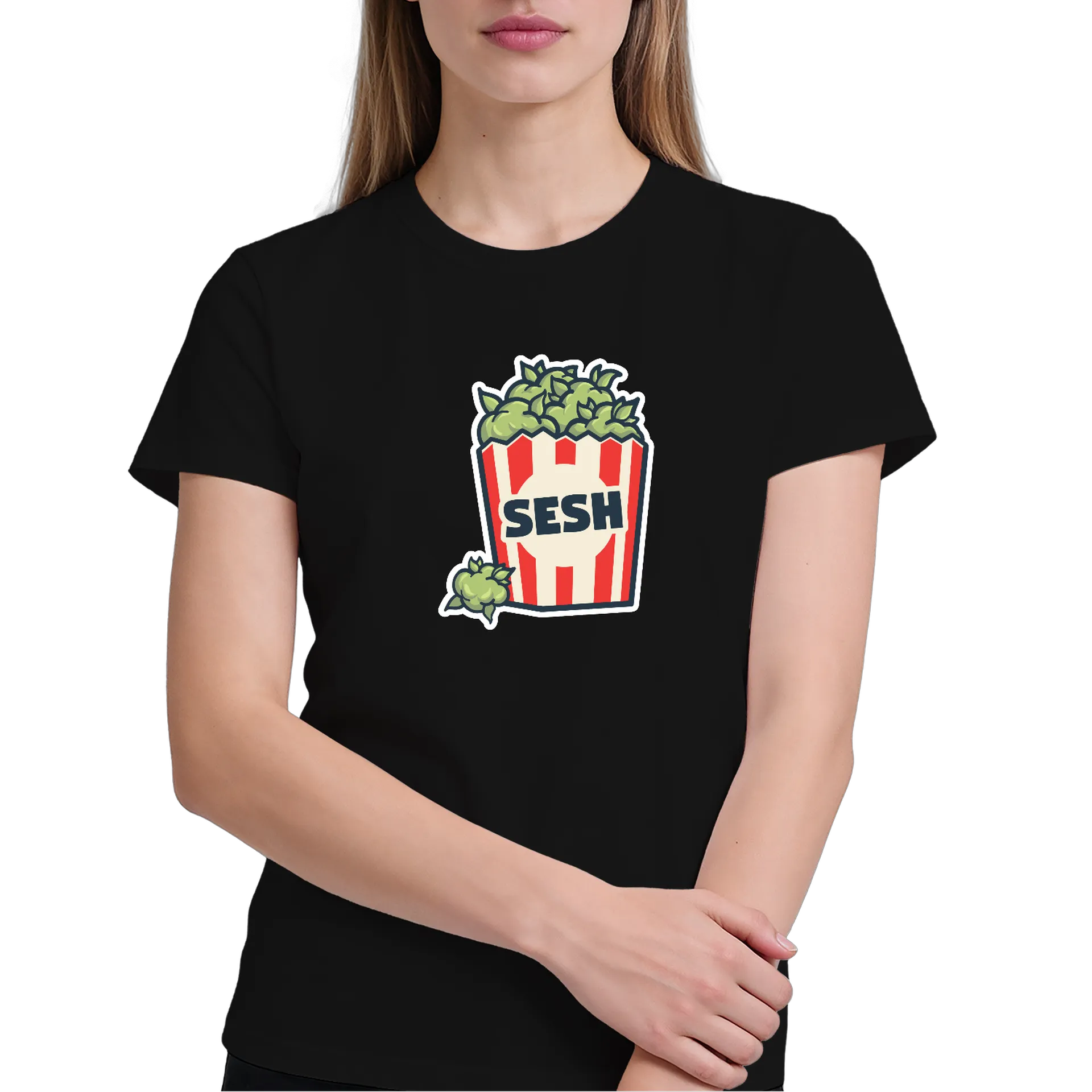 Camiseta Estampa Pipoqueira SESH 100% Algodão - Imagem 4