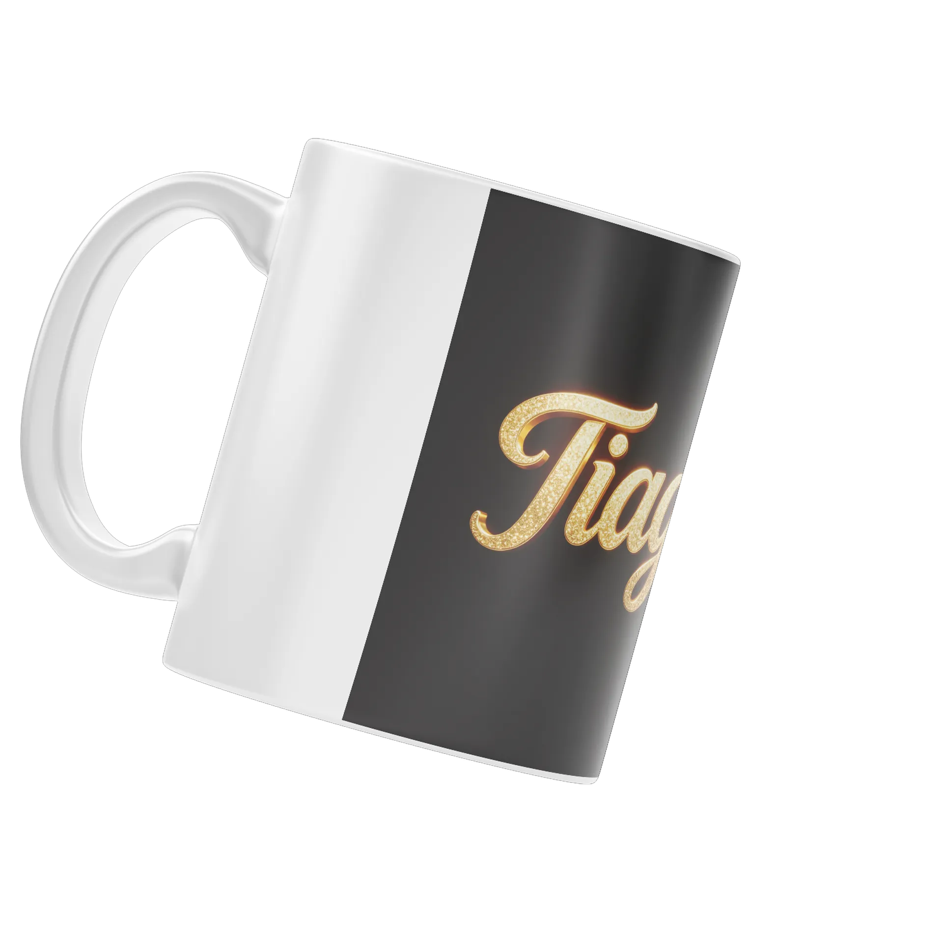 Caneca Diamante Marco Glitter Ouro 325ml - Imagem 3