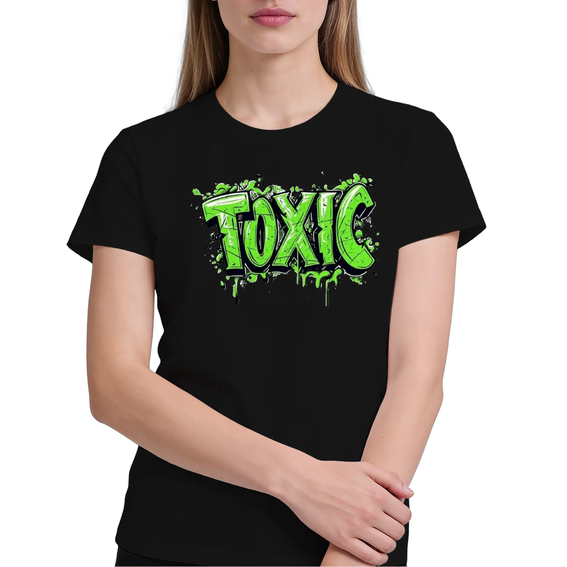 Camiseta Grafite Neon Logo Hack 100% Algodão - Imagem 4