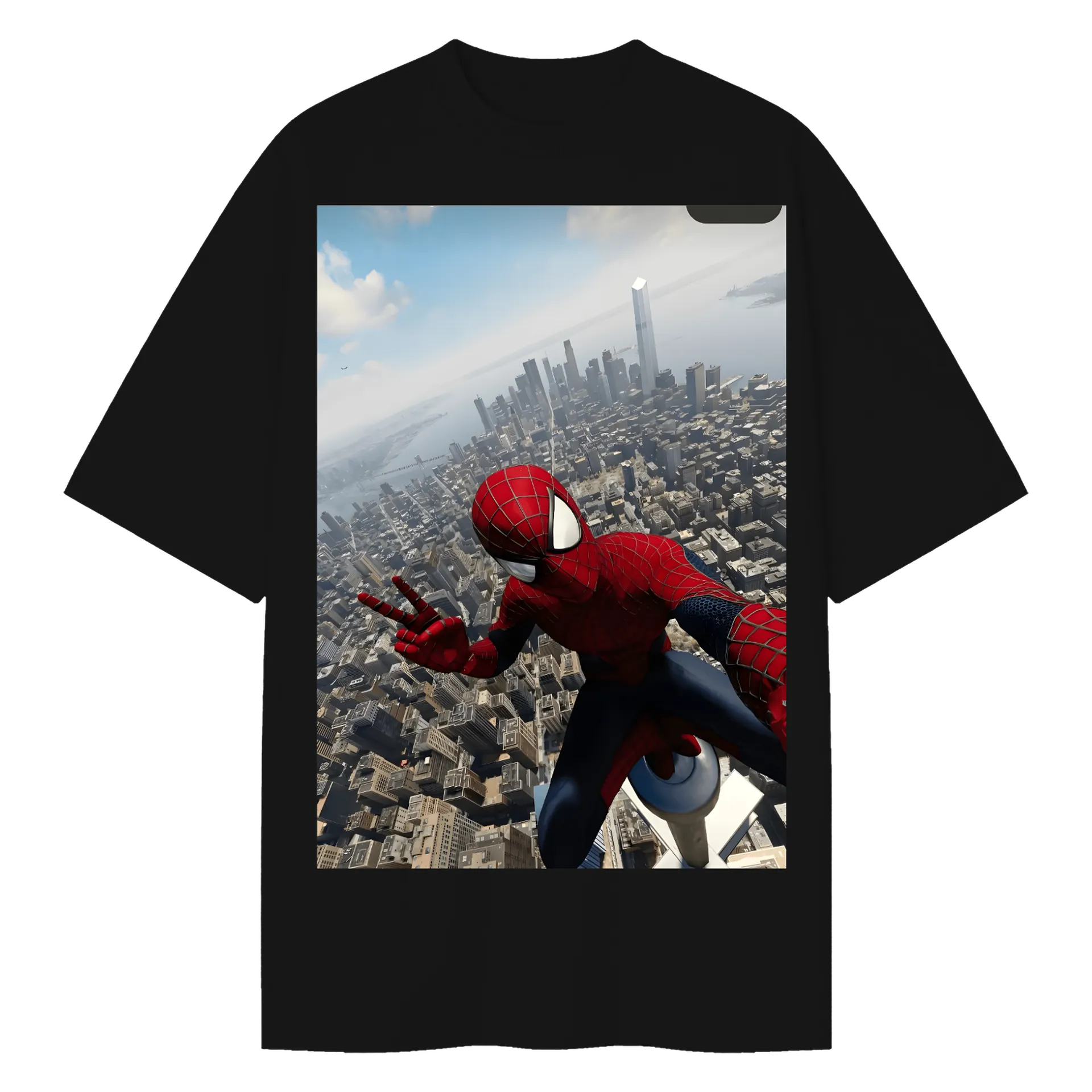 Camiseta Oversized Homem aranha 100% Algodão - Imagem 1