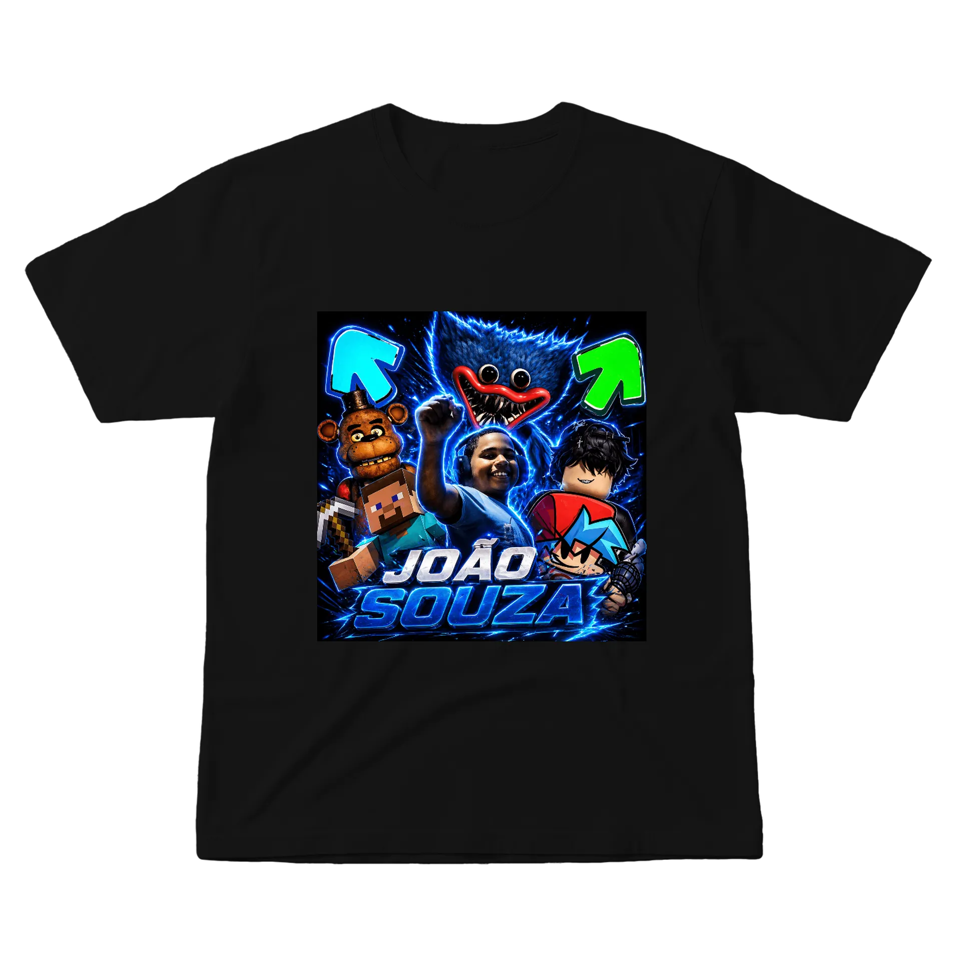 Camiseta do canal do joão souza 100% Algodão de Joanna e joão souza