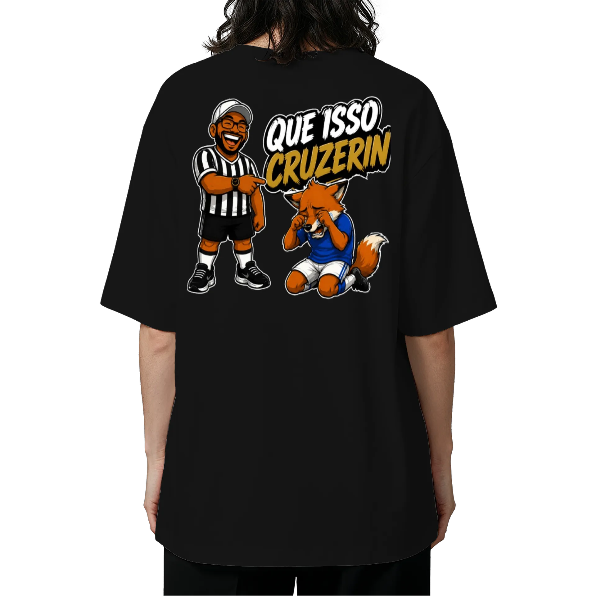 Camiseta Oversized Que Isso Cruzerin - Imagem 5