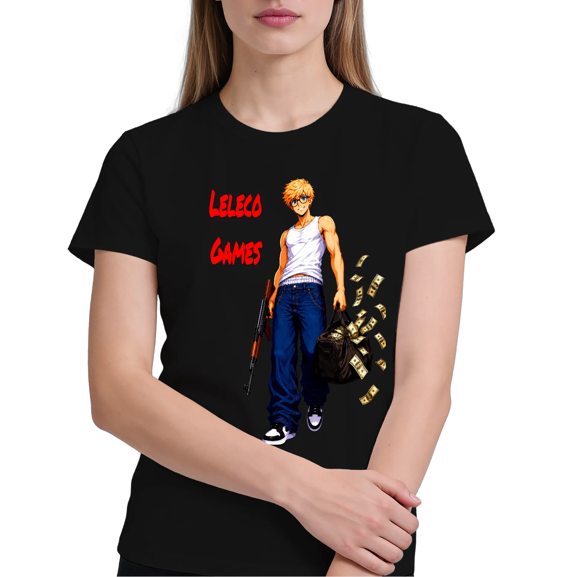 Camiseta Leleco Games de LeandroPich — imagem 3 de 6