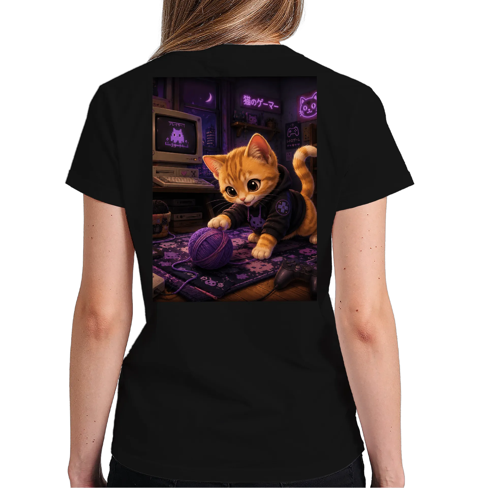 Camiseta Cat Gamer - Imagem 6