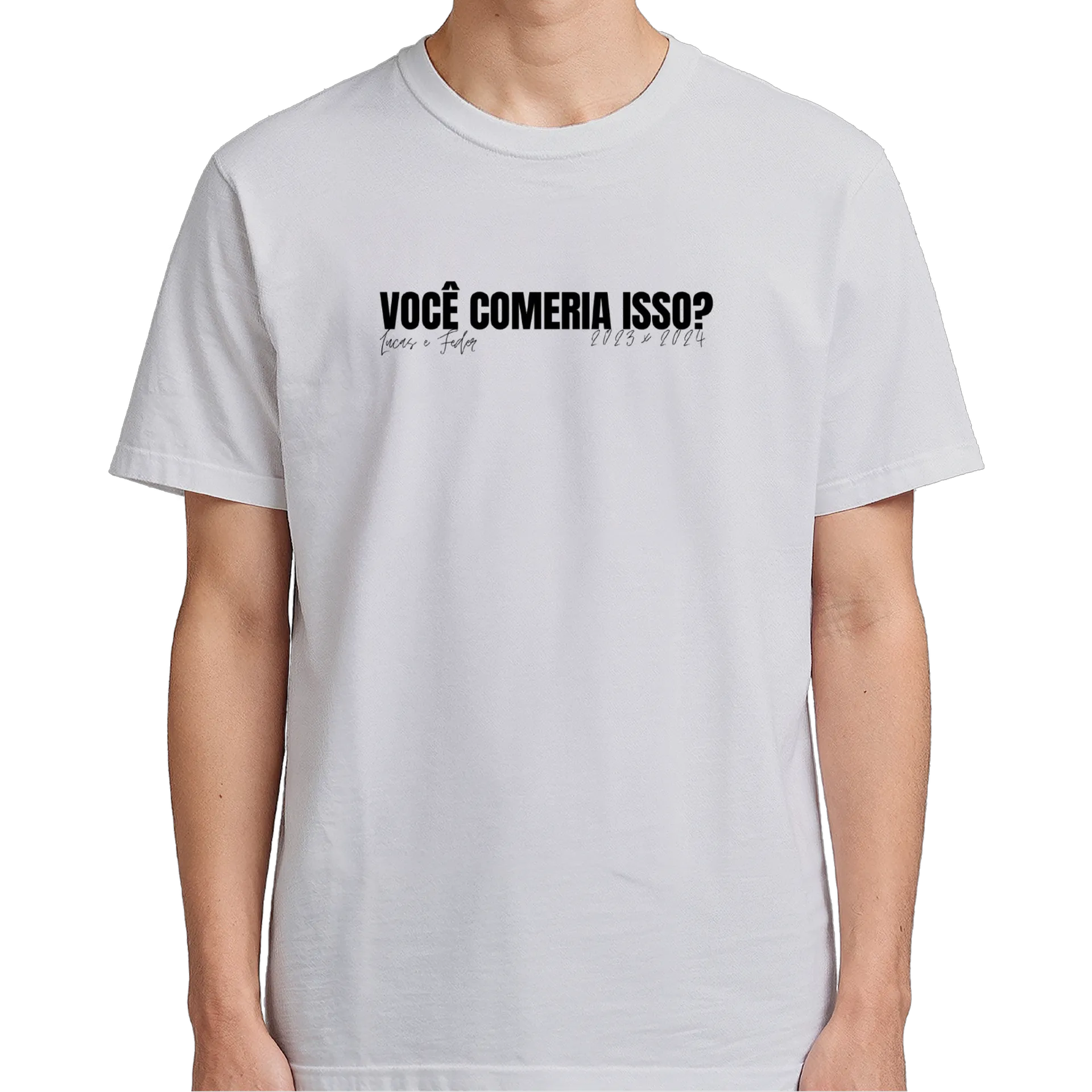 VOCÊ COMERIA ISSO? #2 - Camiseta: Lucas & Feder - Imagem 5