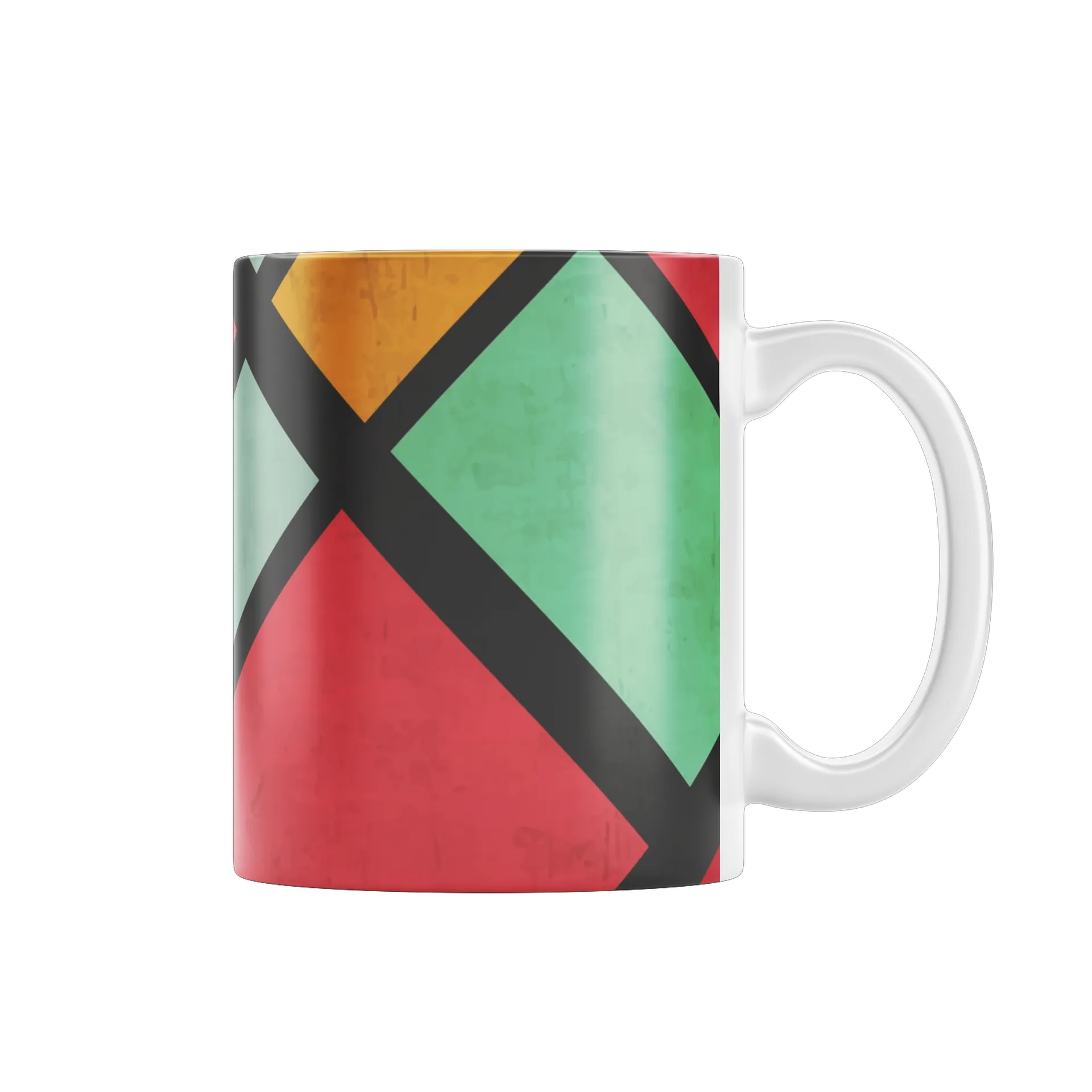 Caneca Cerâmica Geometric Abstracta 325ml - Imagem 1