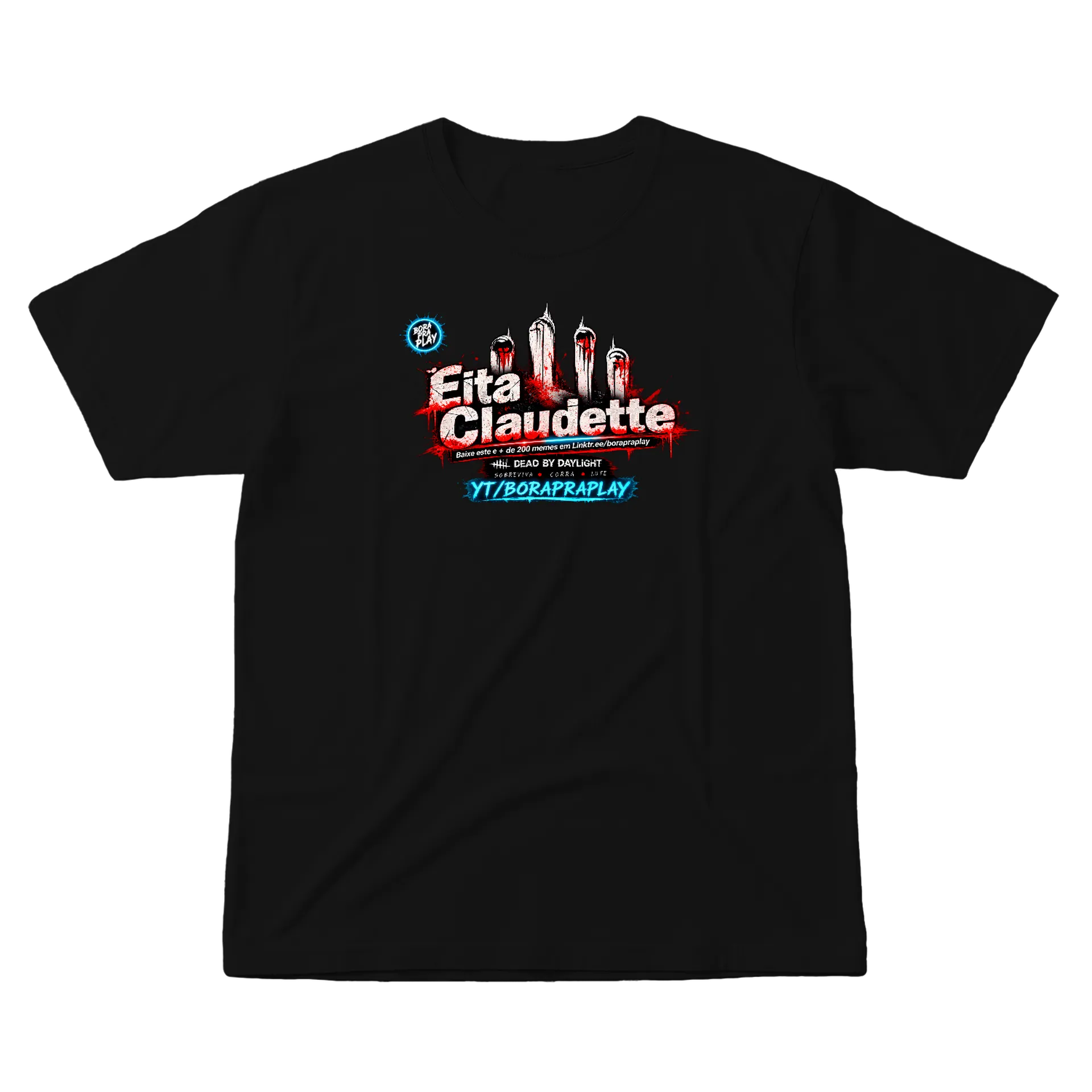 Camiseta Eita Claudette – Meme BoraPraPlay | 100% Algodão Ma de BoraPraPlay — imagem 1 de 6