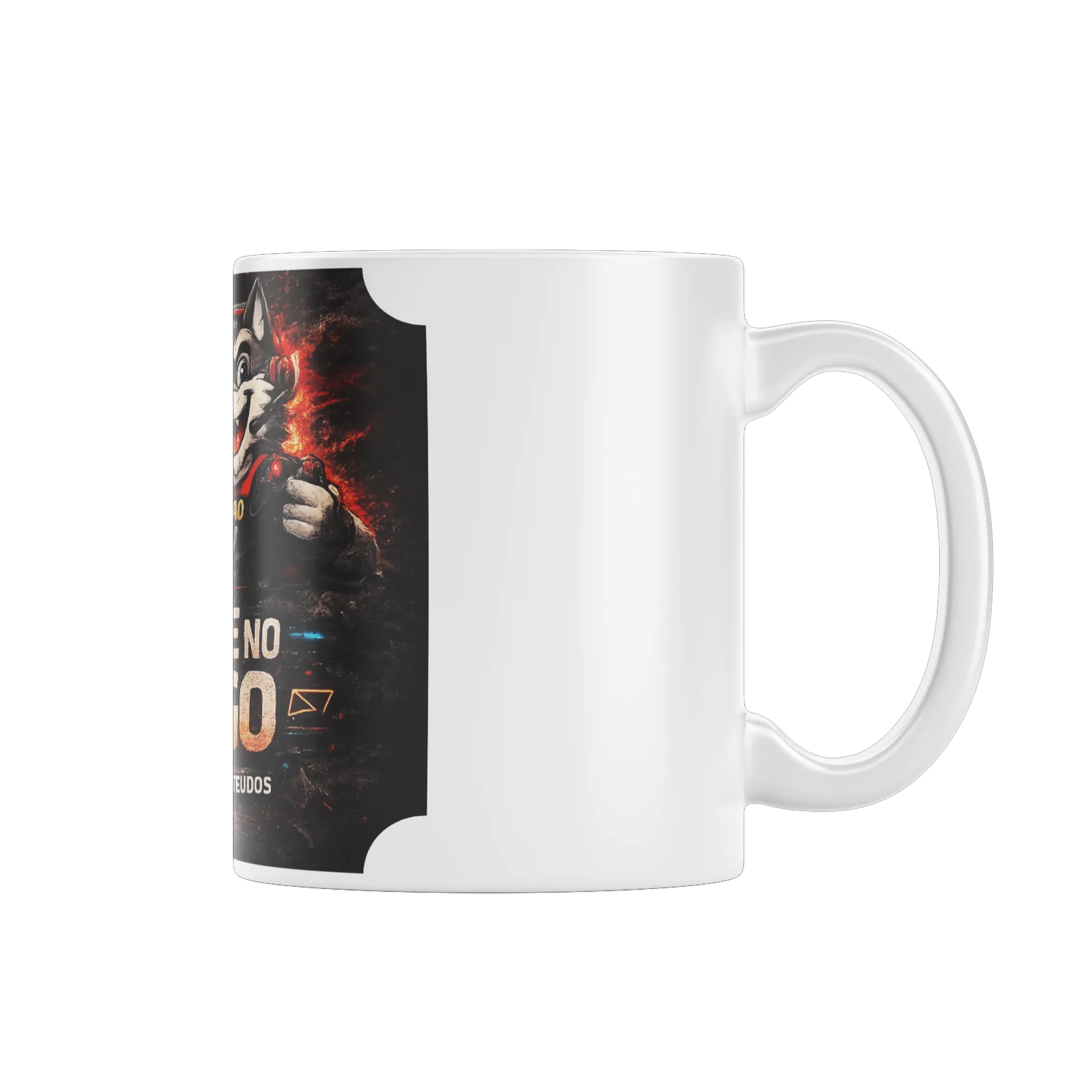 Caneca Oficial Lobão TV: Surpreenda com Estilo! de LOBÃO STORE 