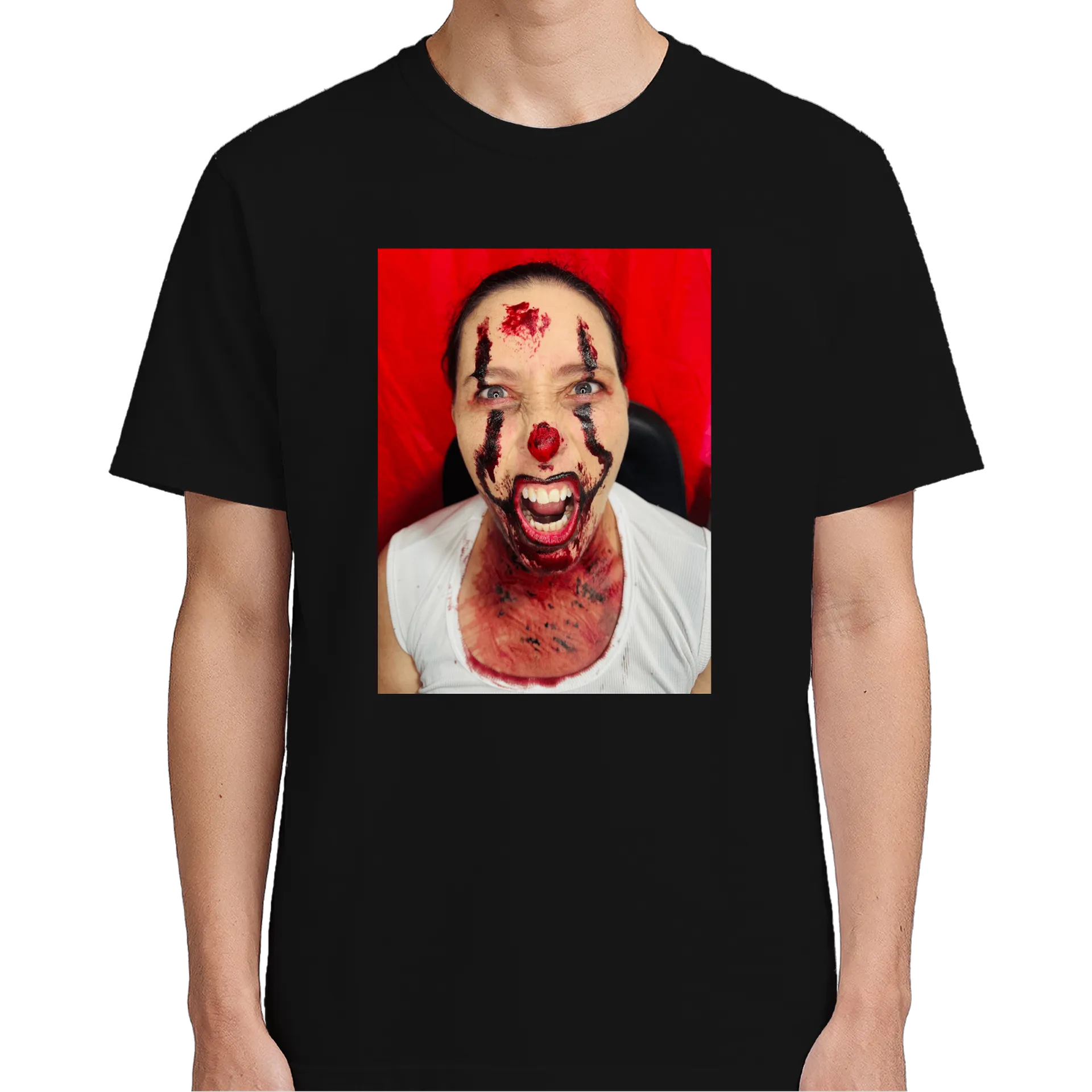 Camiseta Palhaço Assassino Preto 100% Algodão - Imagem 5