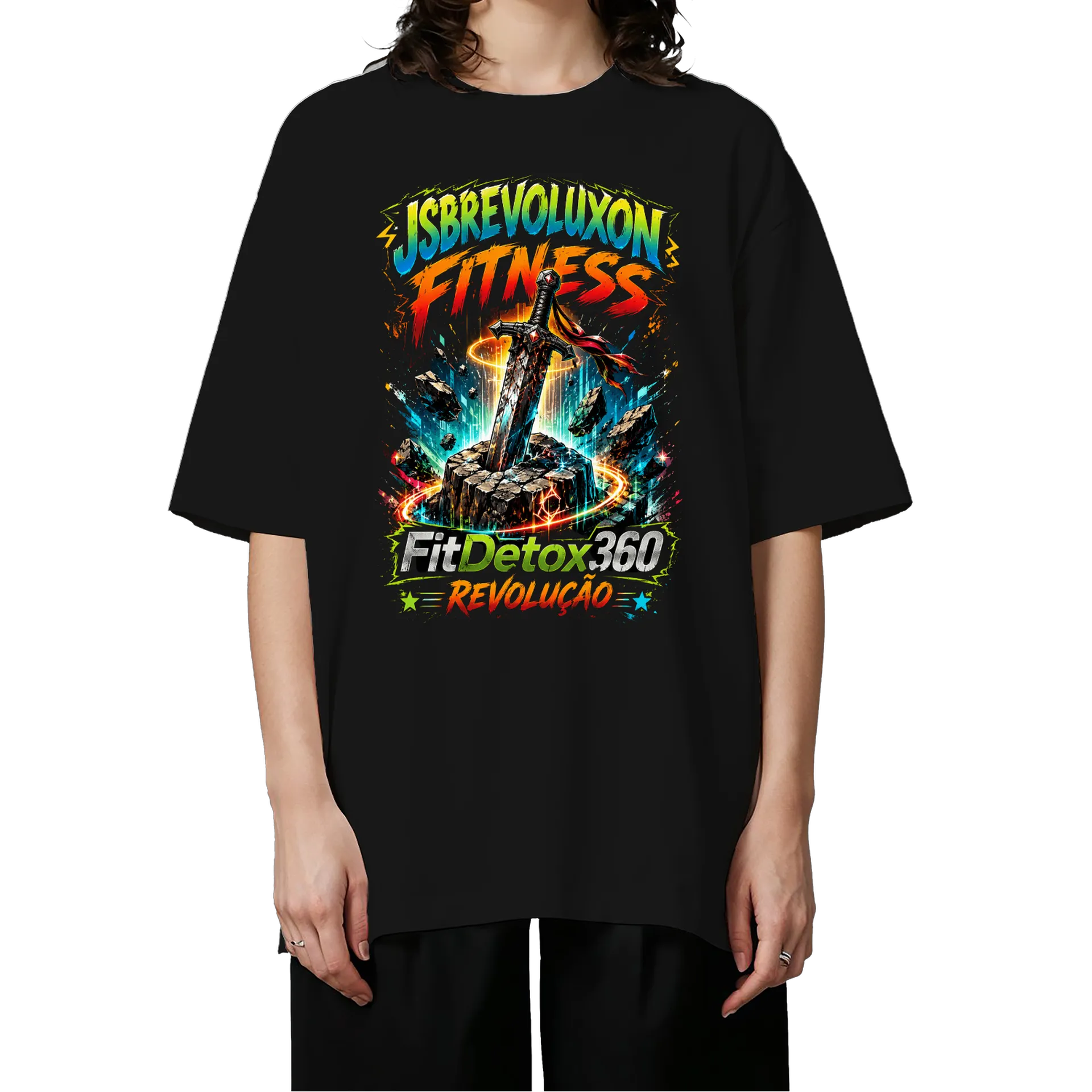 Camiseta Oversized jsbrevoluxon Street Iron - Imagem 3
