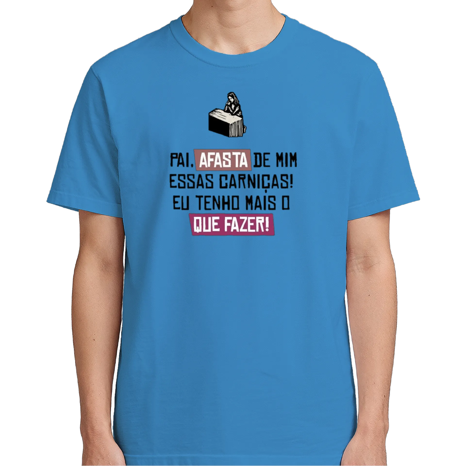 Camiseta Estampa Frase 100% Algodão - Imagem 5