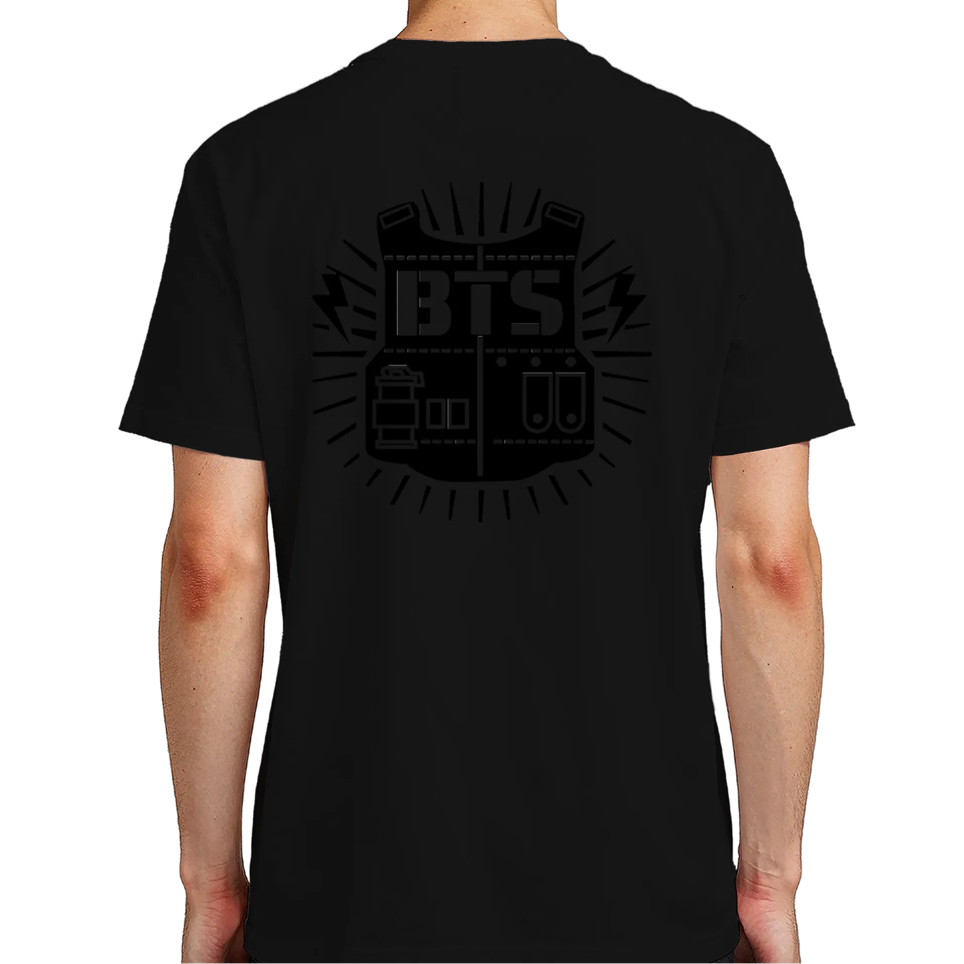 Camiseta Estampa BTS Personagens 100% Algodão - Imagem 7