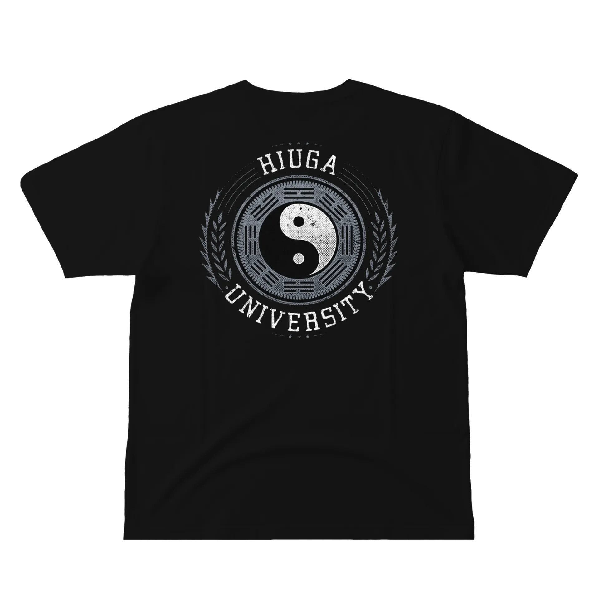 Camiseta Estampa Yin Yang Hiuga University 100% Algodão - Imagem 3