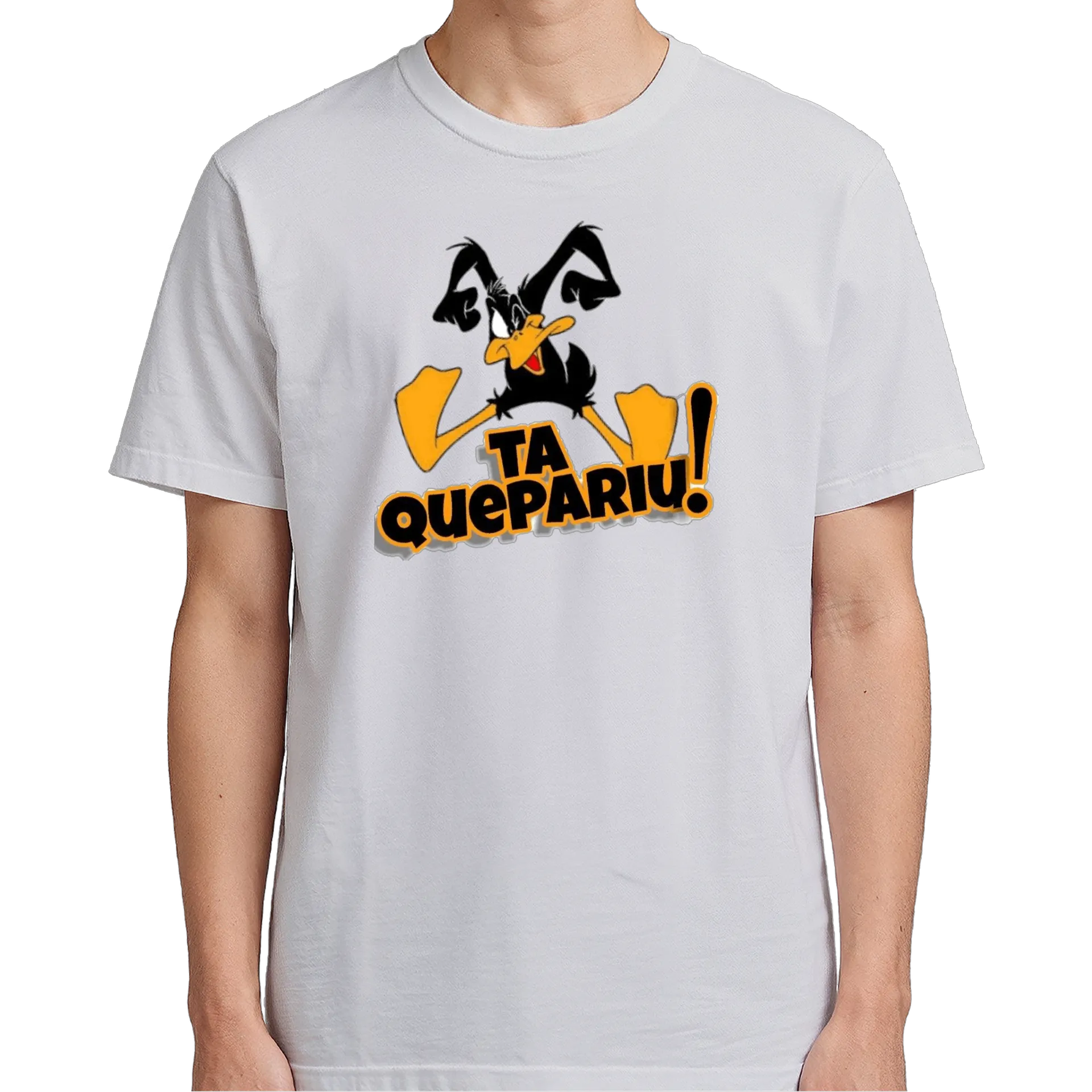 Camiseta Estampa Pato Ta Quepariu 100% Algodão - Imagem 5