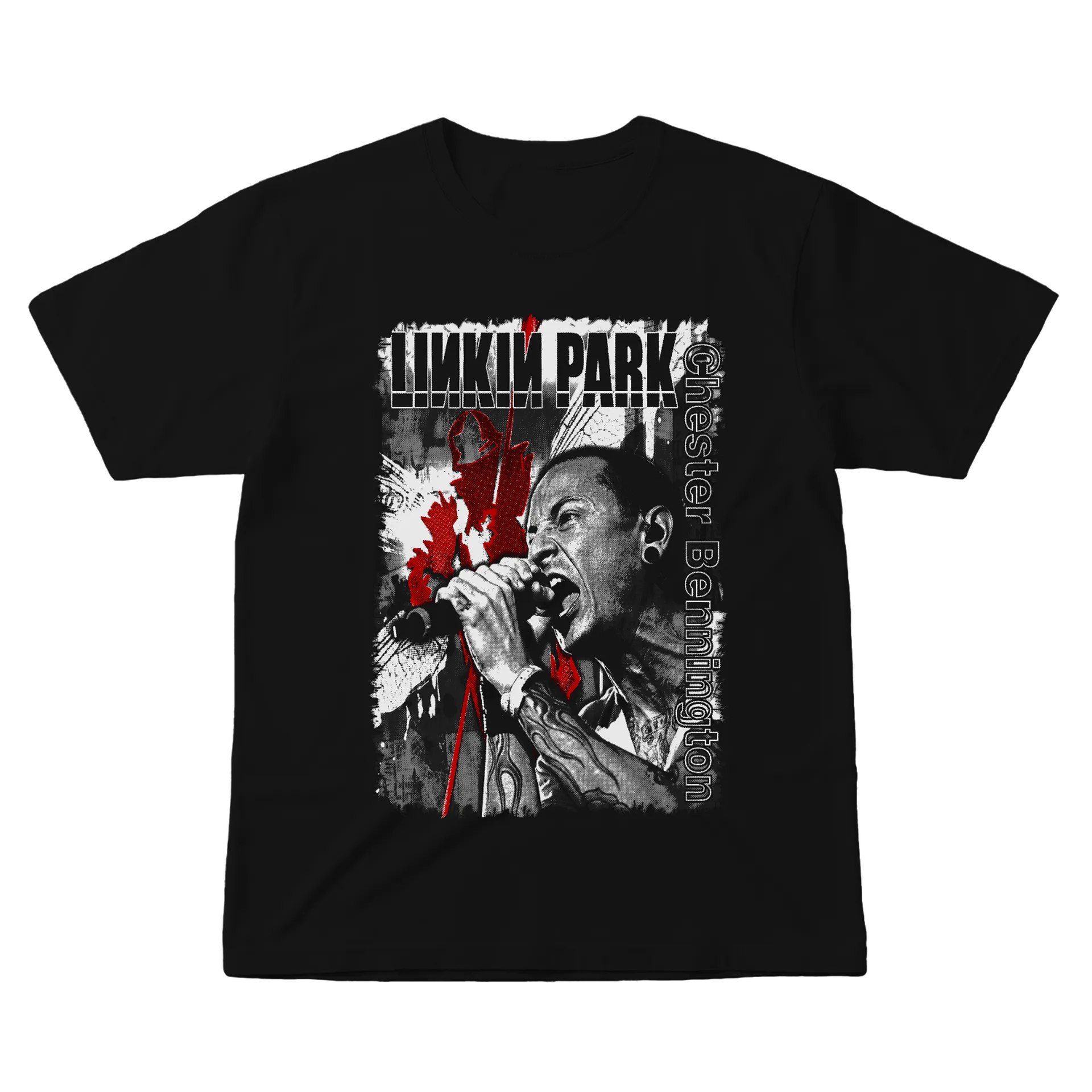 Camiseta Linkin Park Preto 100% Algodão - Imagem 1