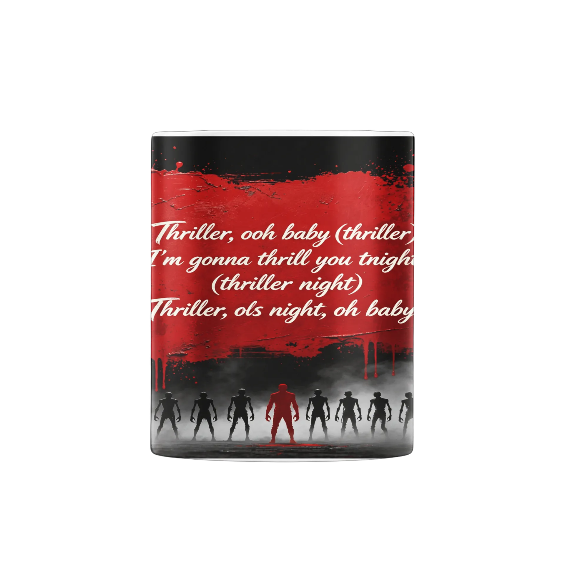 Caneca Texto Guerra Zumbis 325ml - Imagem 1