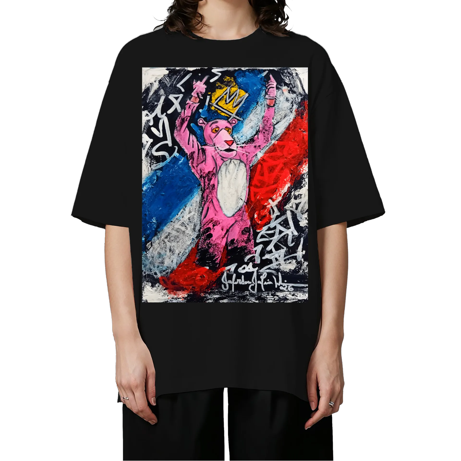 Camiseta Oversized Contre le pouvoir - Imagem 3