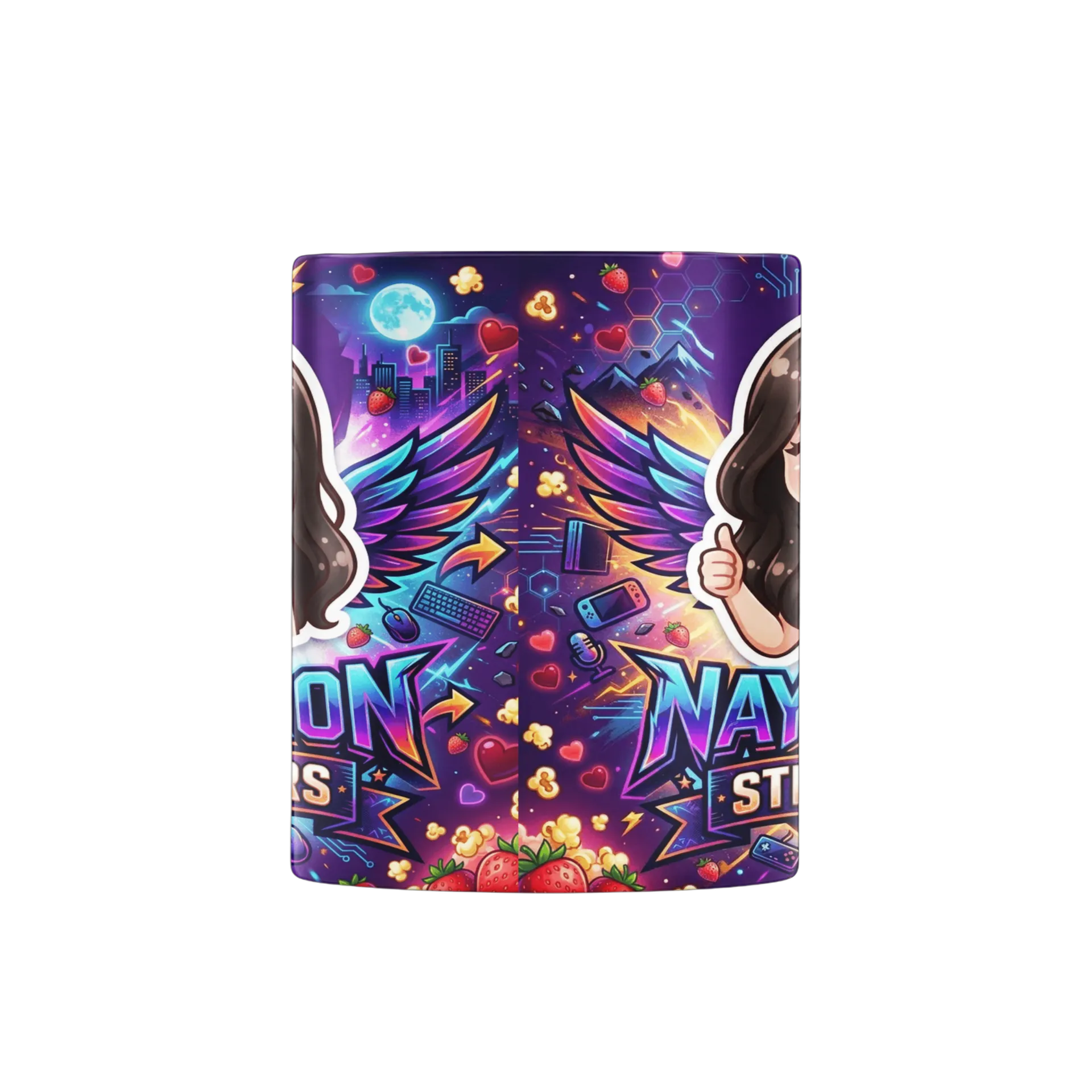 Caneca Estampa Naychron Streamers Ilustração 325ml - Imagem 1