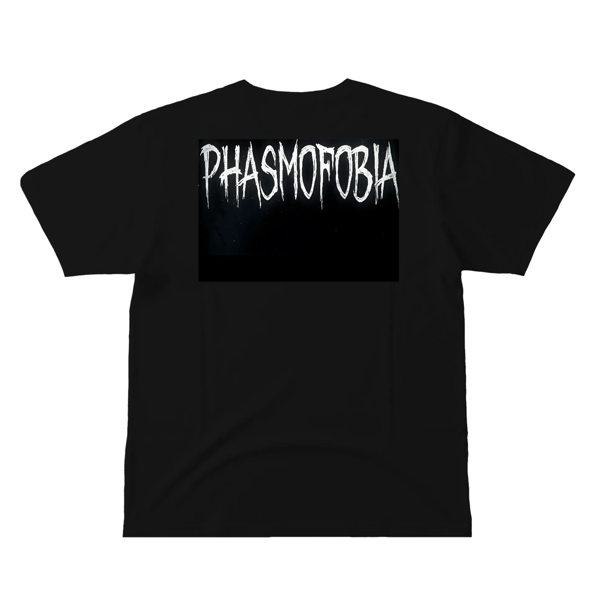 Camiseta Estampa Tipográfica Phasmophobia 100% Algodão de Lahsilva22 — imagem 2 de 6