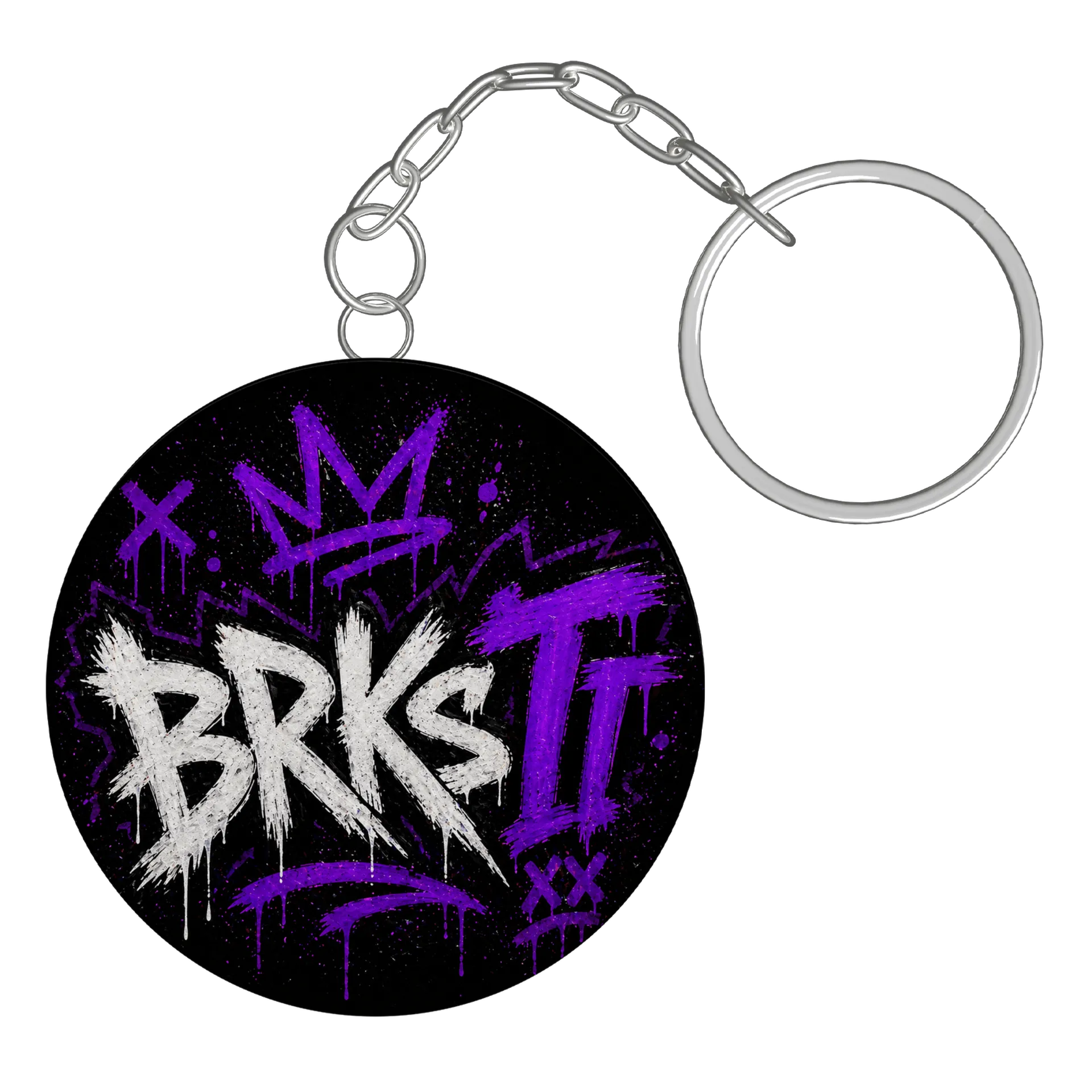 Chaveiro MDF Estampa Tipográfica BRKsIT de BRKsIT 