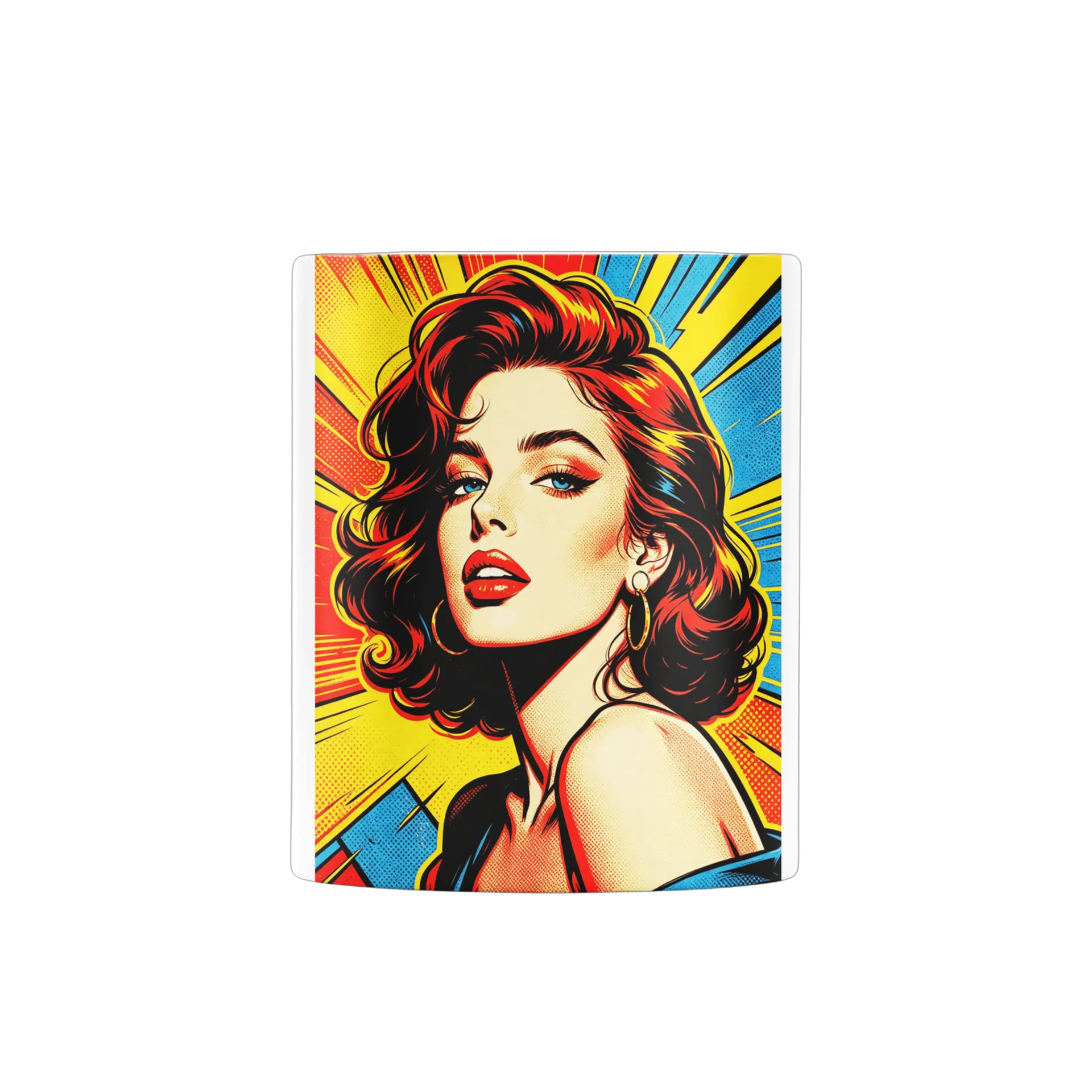 Caneca Porcelana Retrato Pop Art 325ml - Imagem 3