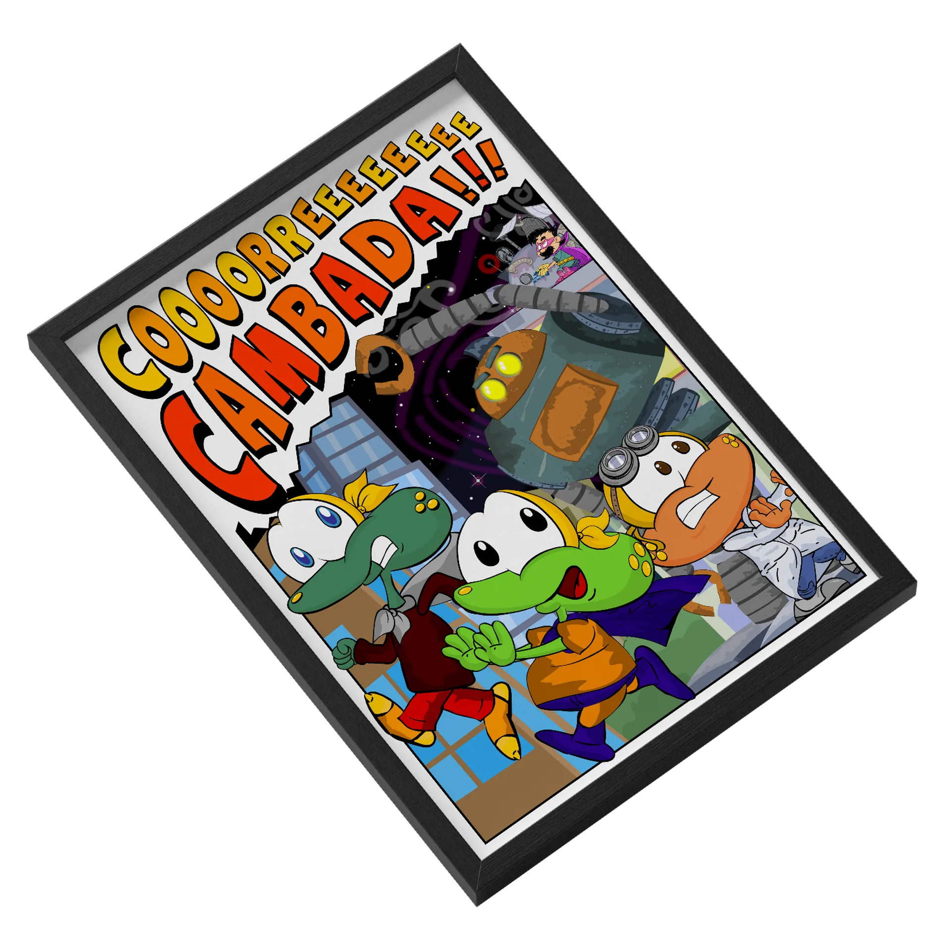 Quadro A3 personalizado de sapobrothers