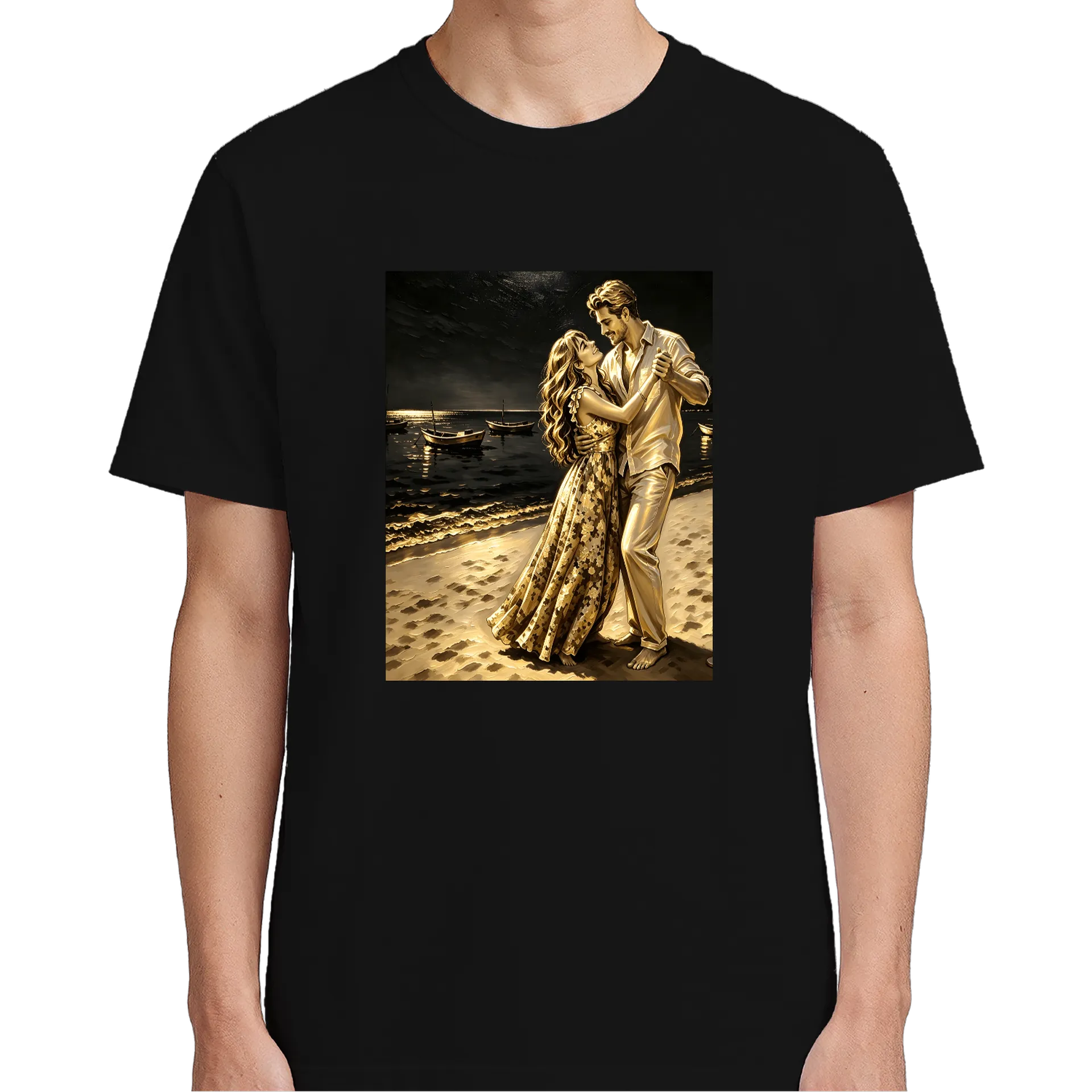 Camiseta Dança ao Luar Estampa Floral 100% Algodão - Imagem 4
