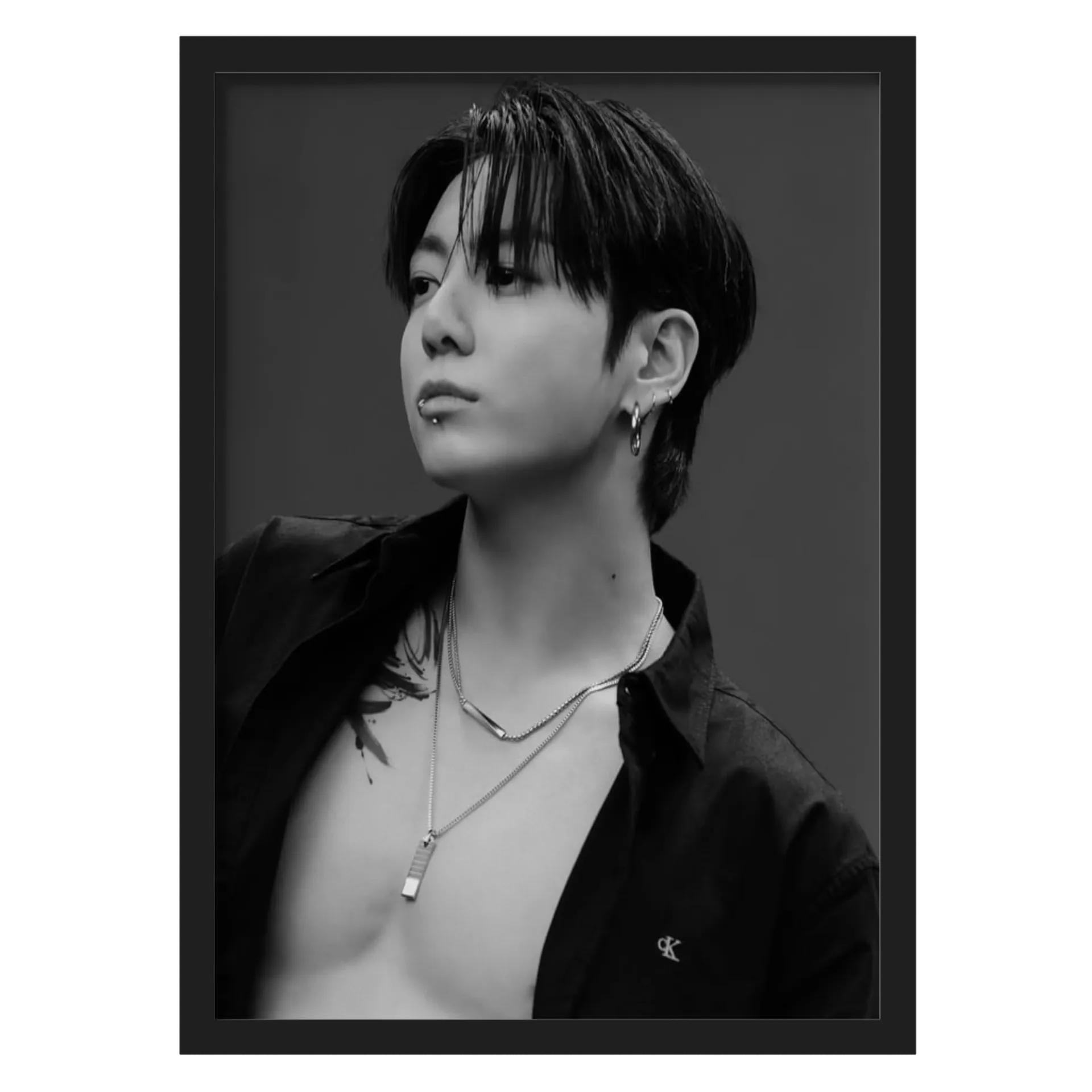 Quadro A3 personalizado Com Vidro JungKook Bts de Suelen — imagem 1 de 3