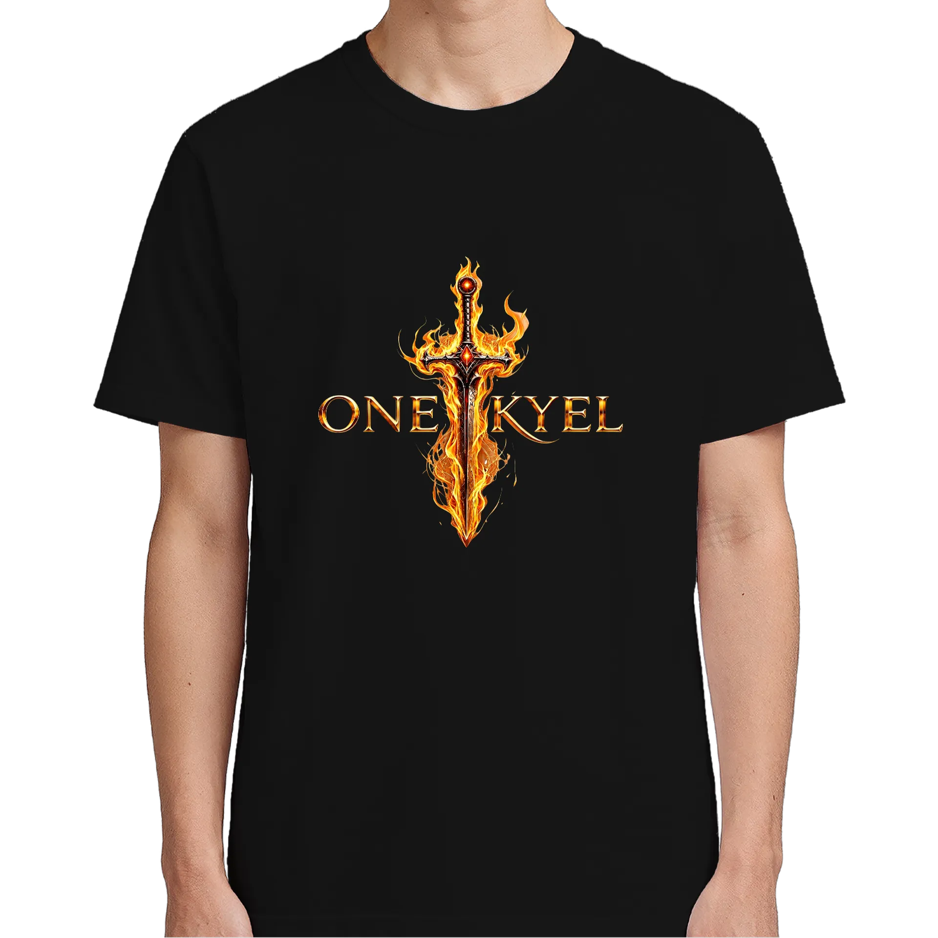 Camiseta Estampa Logotipo One Kyel 100% Algodão - Imagem 5