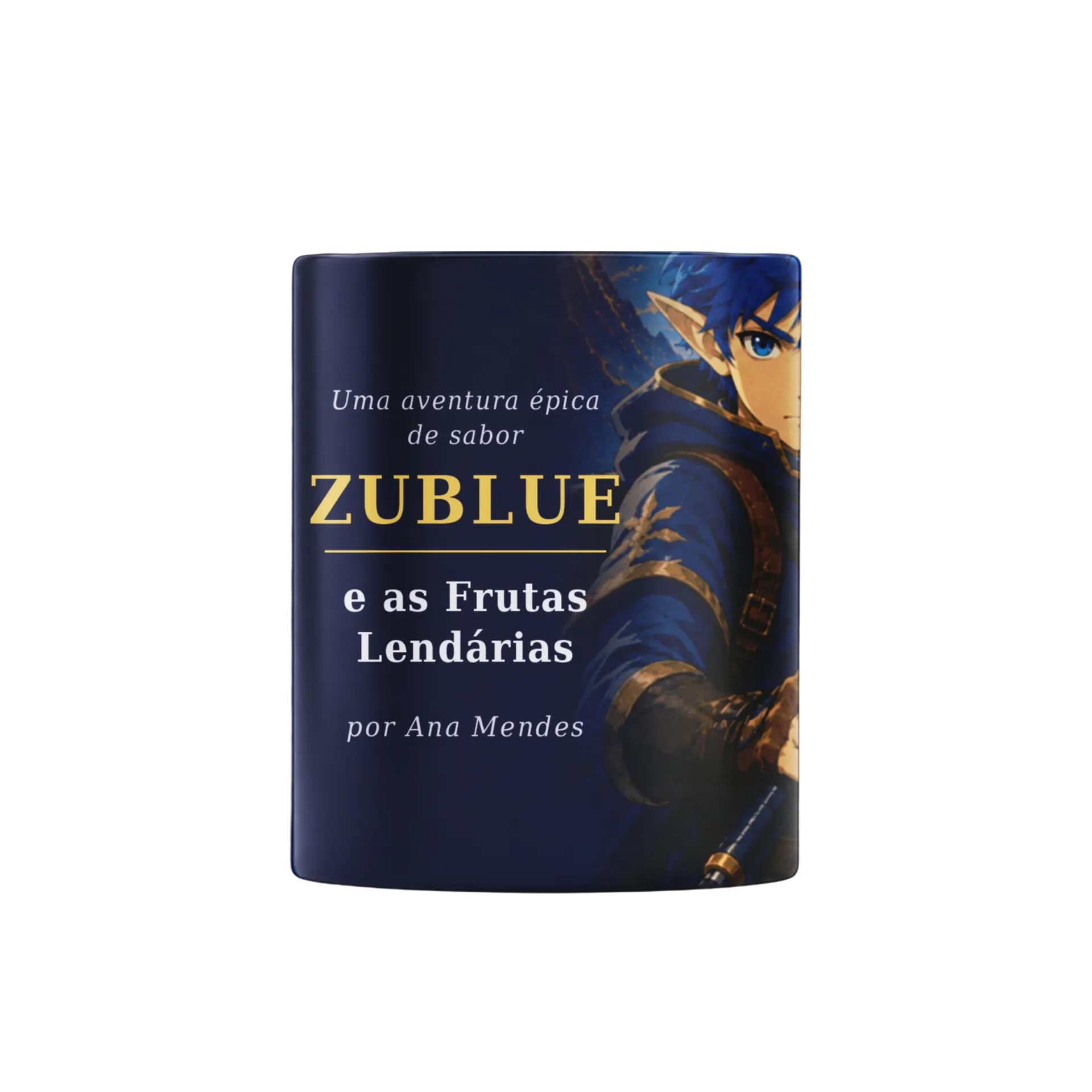 Caneca personalizada Zublue e as Frutas Lendárias | Ch - Imagem 2
