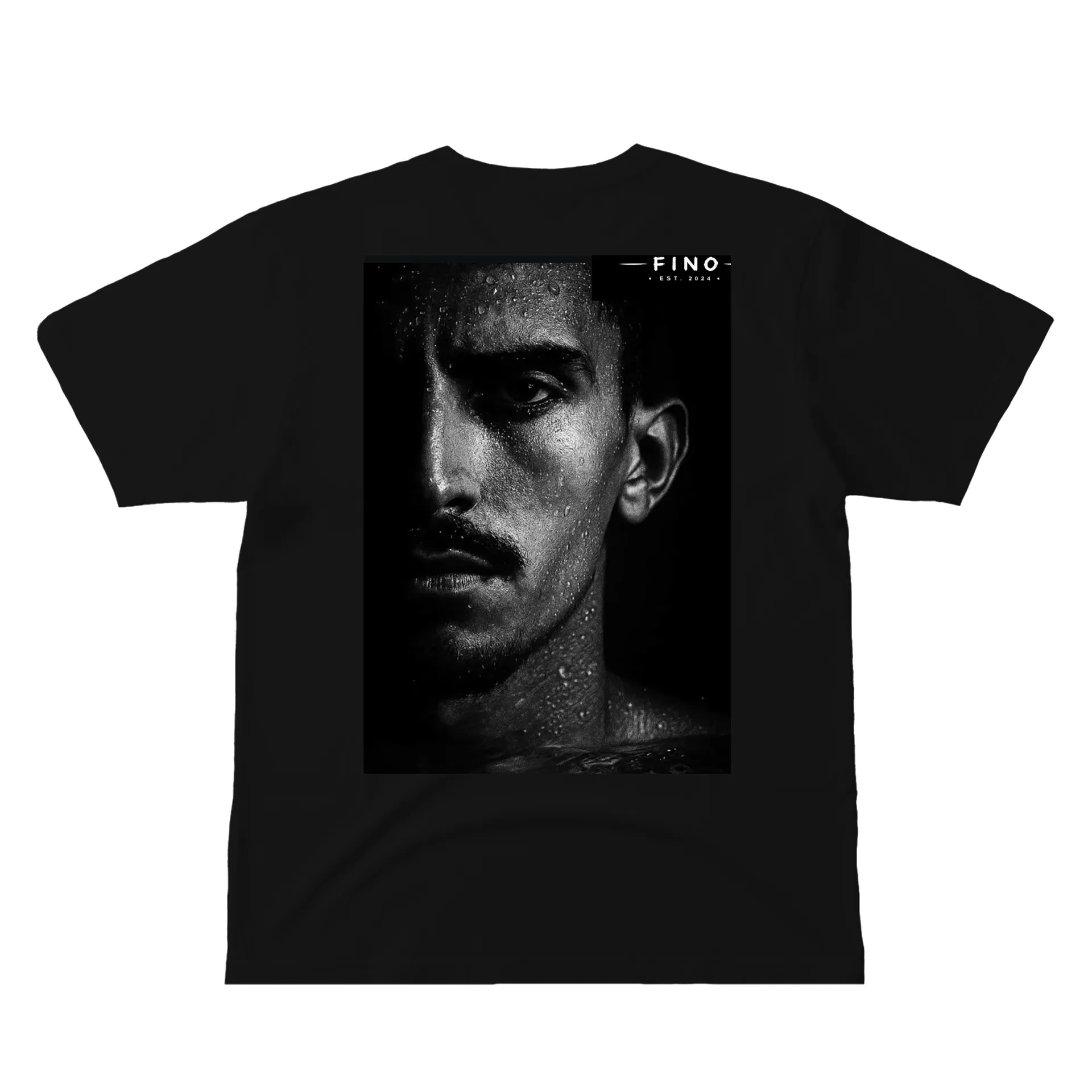 Camiseta fino Corpo Humano Preto 100% Algodão de DANFINO — imagem 2 de 6