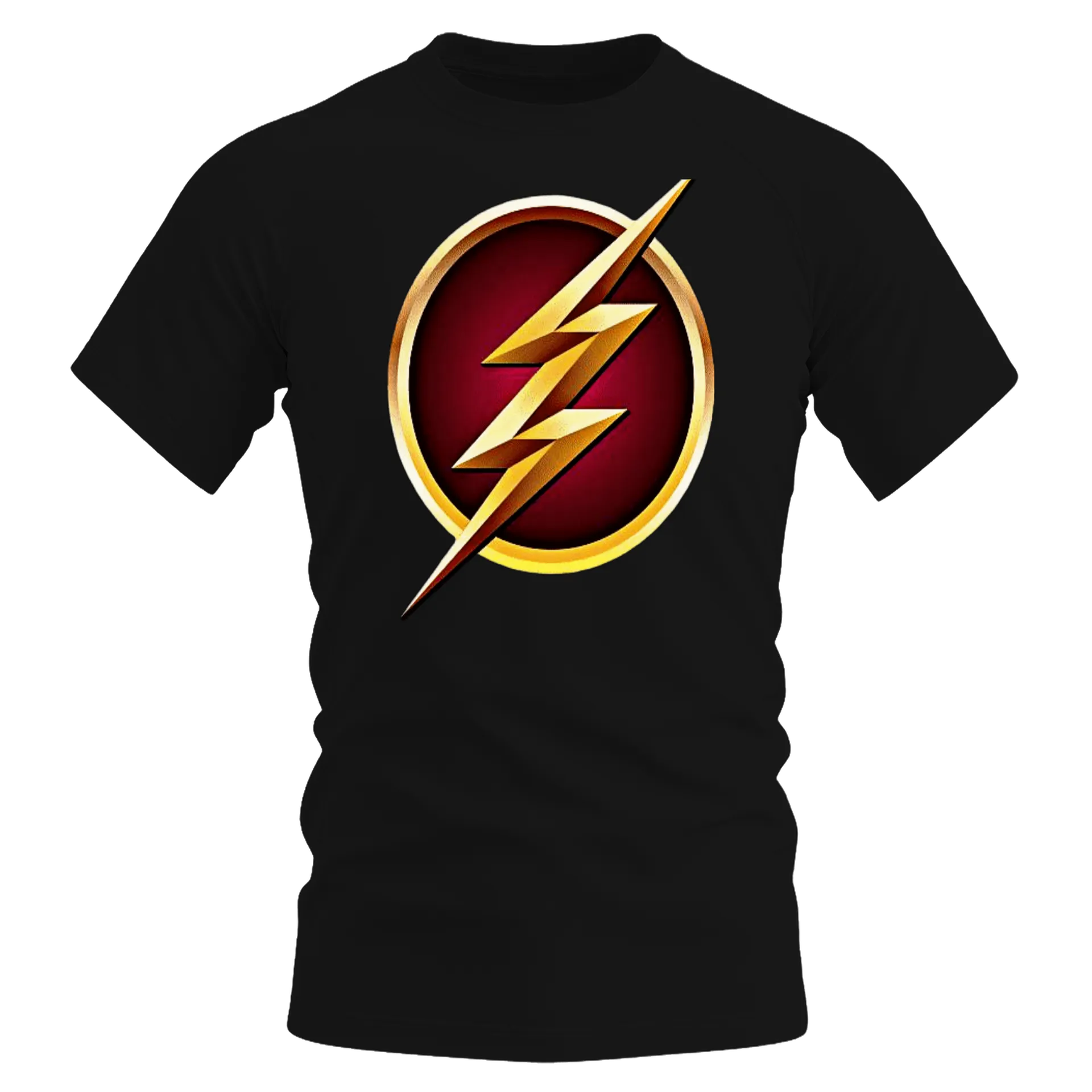 Camiseta Dry Fit Logotipo Raio Vermelho 100% Polyester - Imagem 1