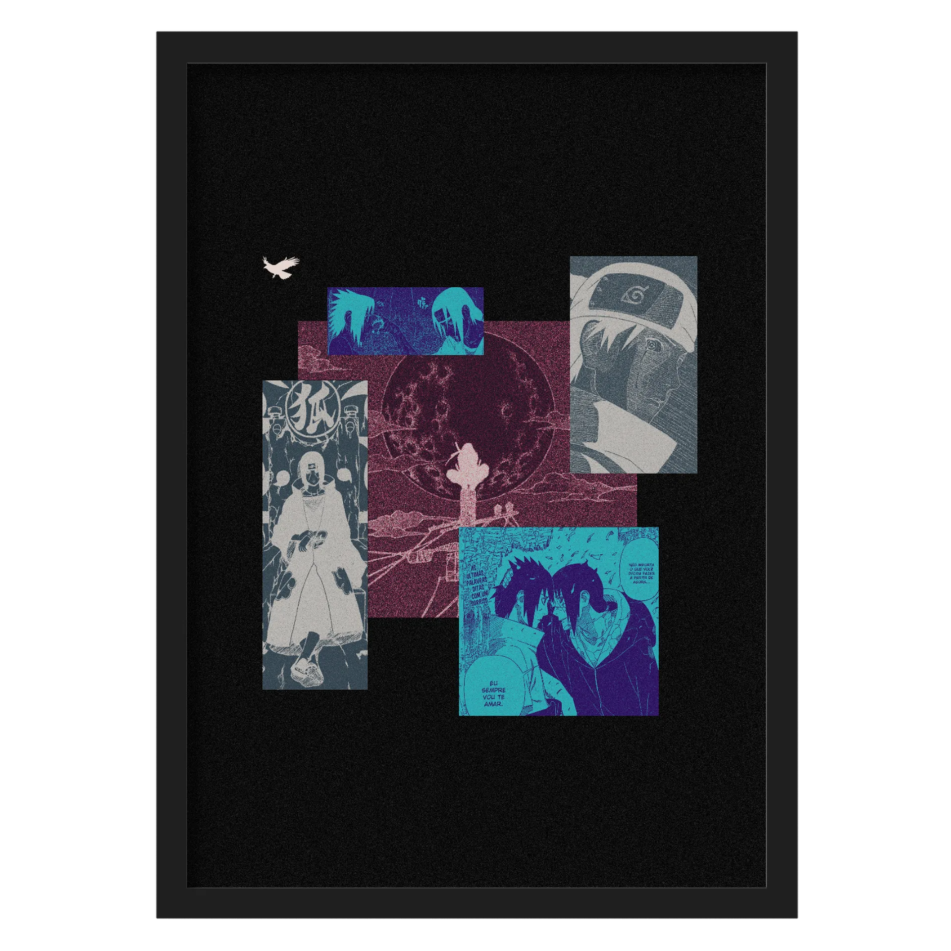 Quadro A3 Uchiha Itachi - Imagem 1