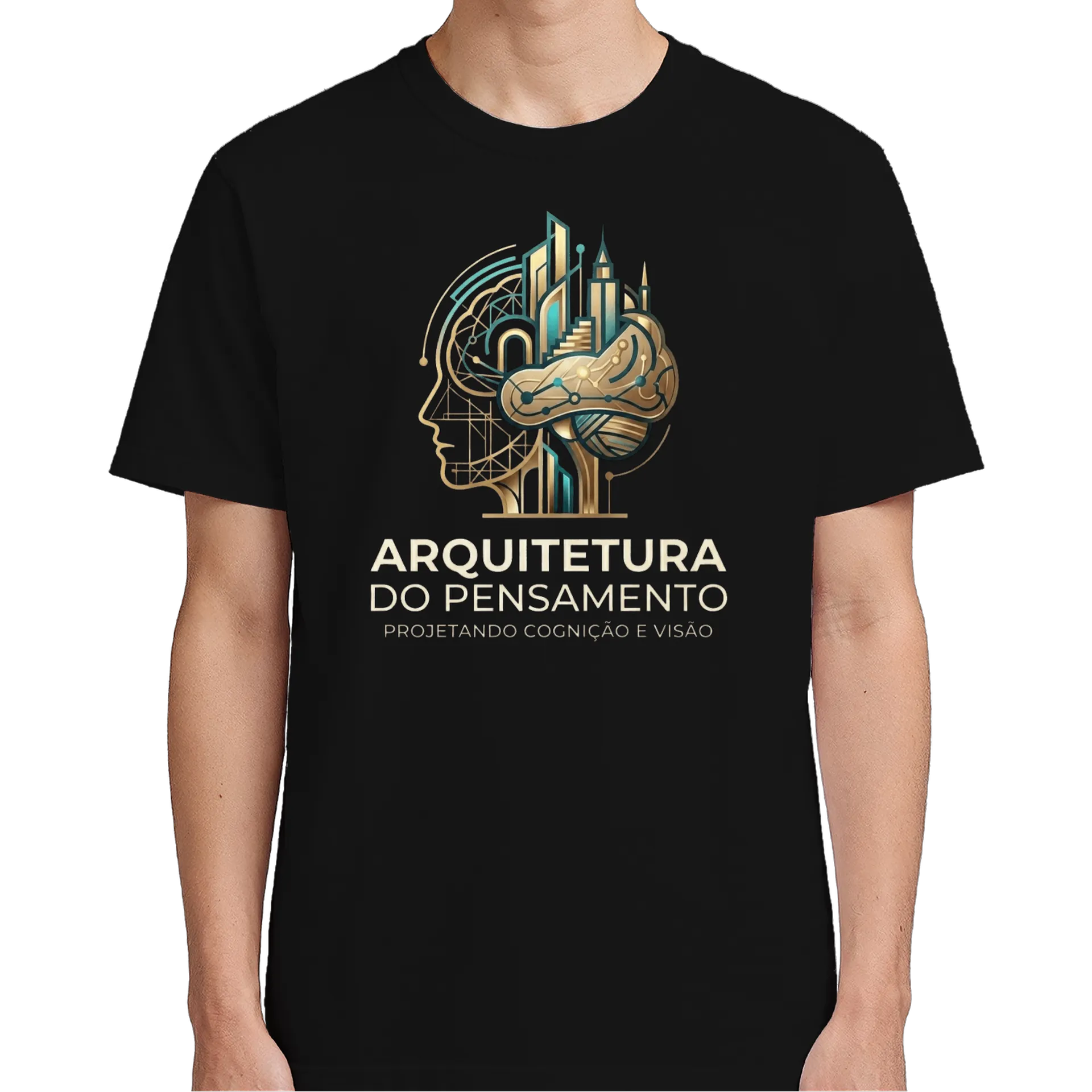 Camiseta Arquitetura do Pensamento 100% Algodão - Imagem 5